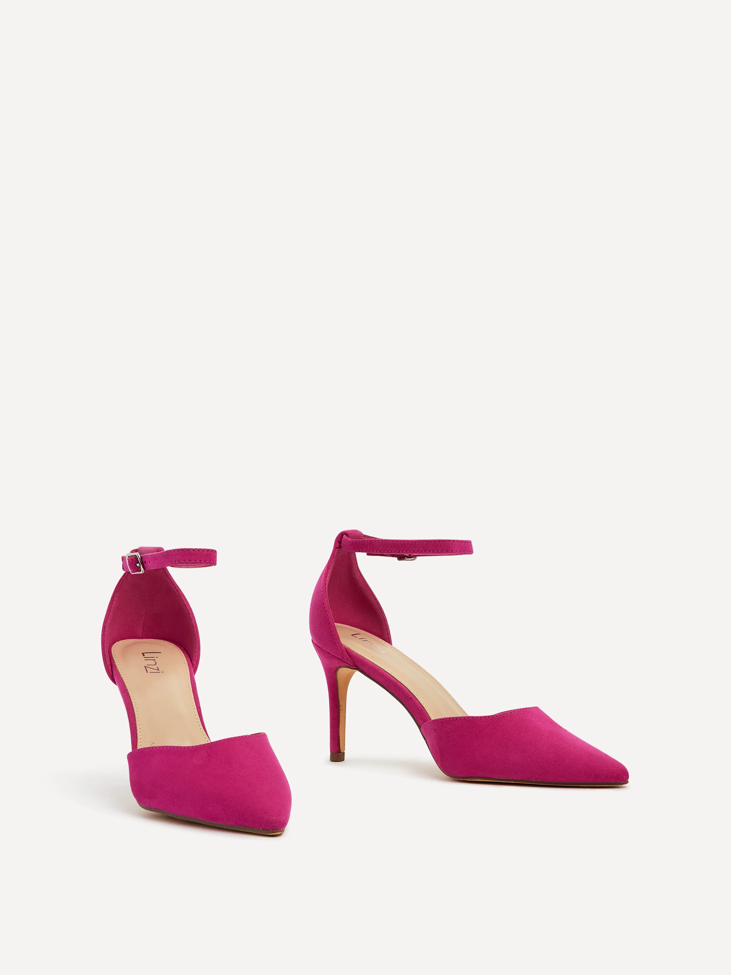 Maci Fuchsia Faux Suede Court Heels - Image 3