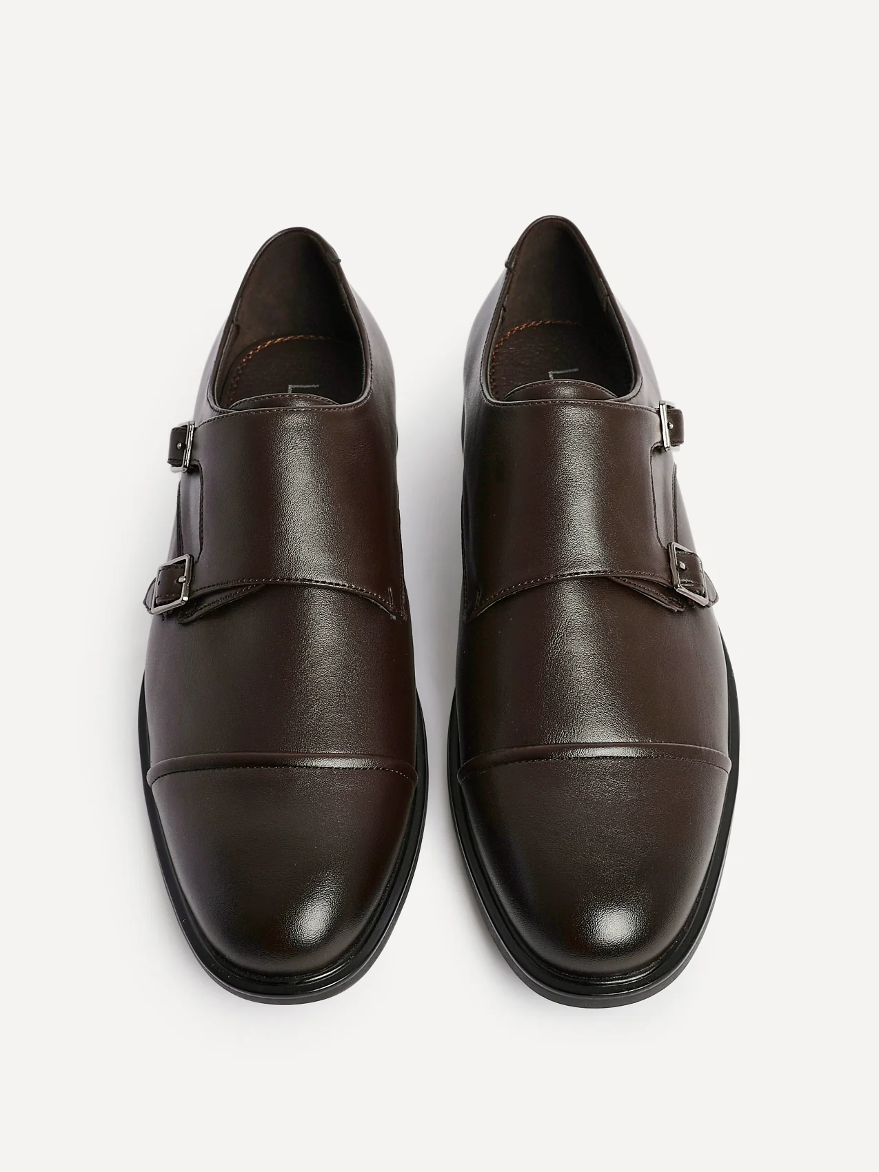 Marcello Mens Brown Faux Leather Shoes - Image 4