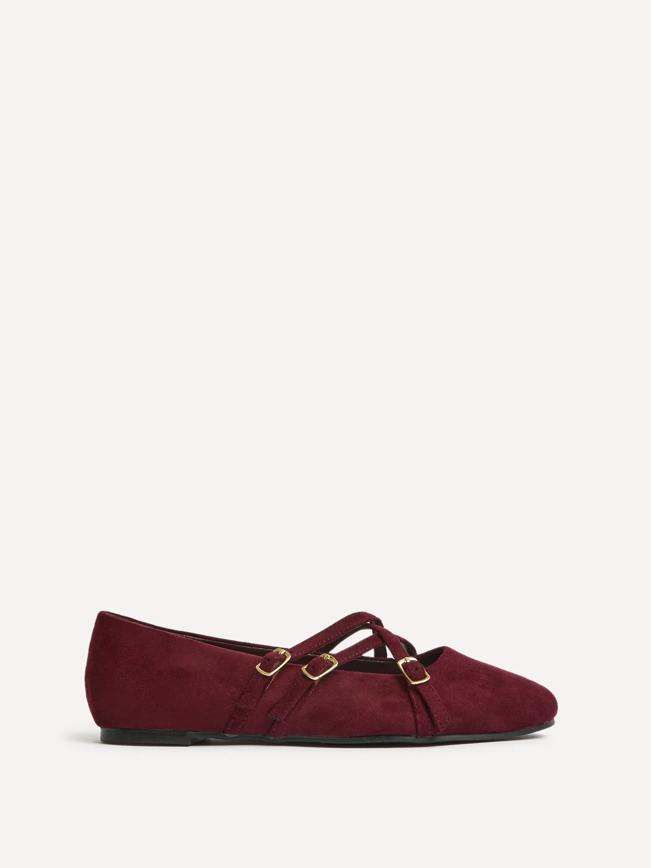 Matrix Burgundy Mary Jane Flats - Image 2