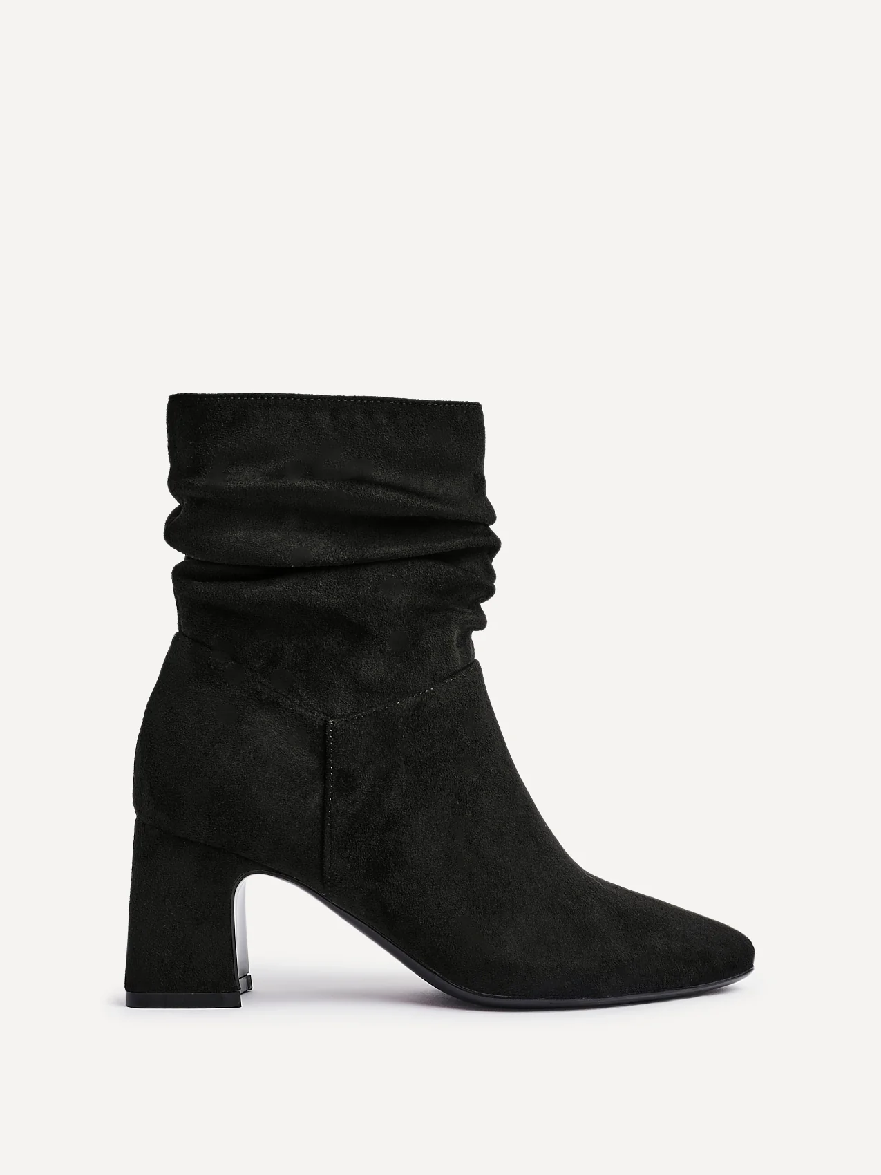 Maven Black Block Heeled Ankle Boots - Image 2