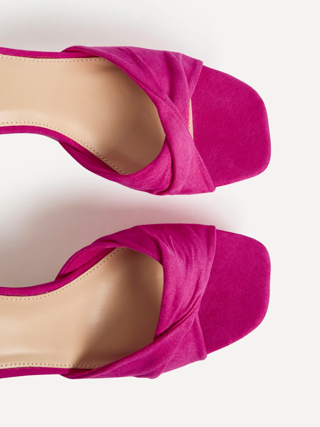 Mavie Fuchsia Platform Heeled Sandals - Image 5