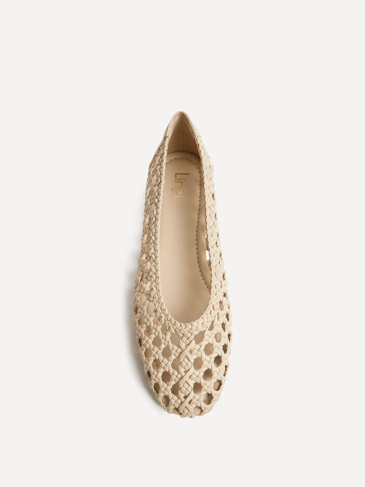 Melina Ivory Handwoven Ballet Flats - Image 4