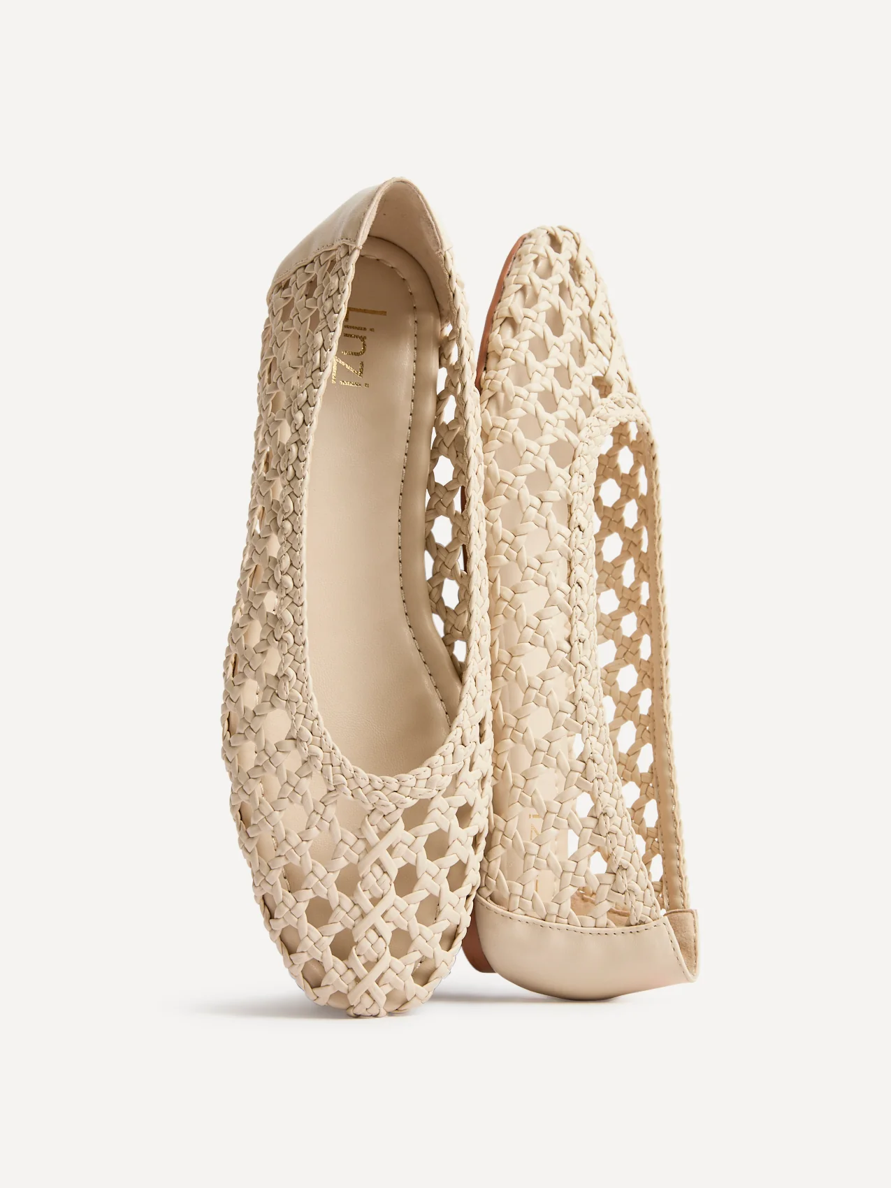 Melina Ivory Handwoven Ballet Flats - Image 5