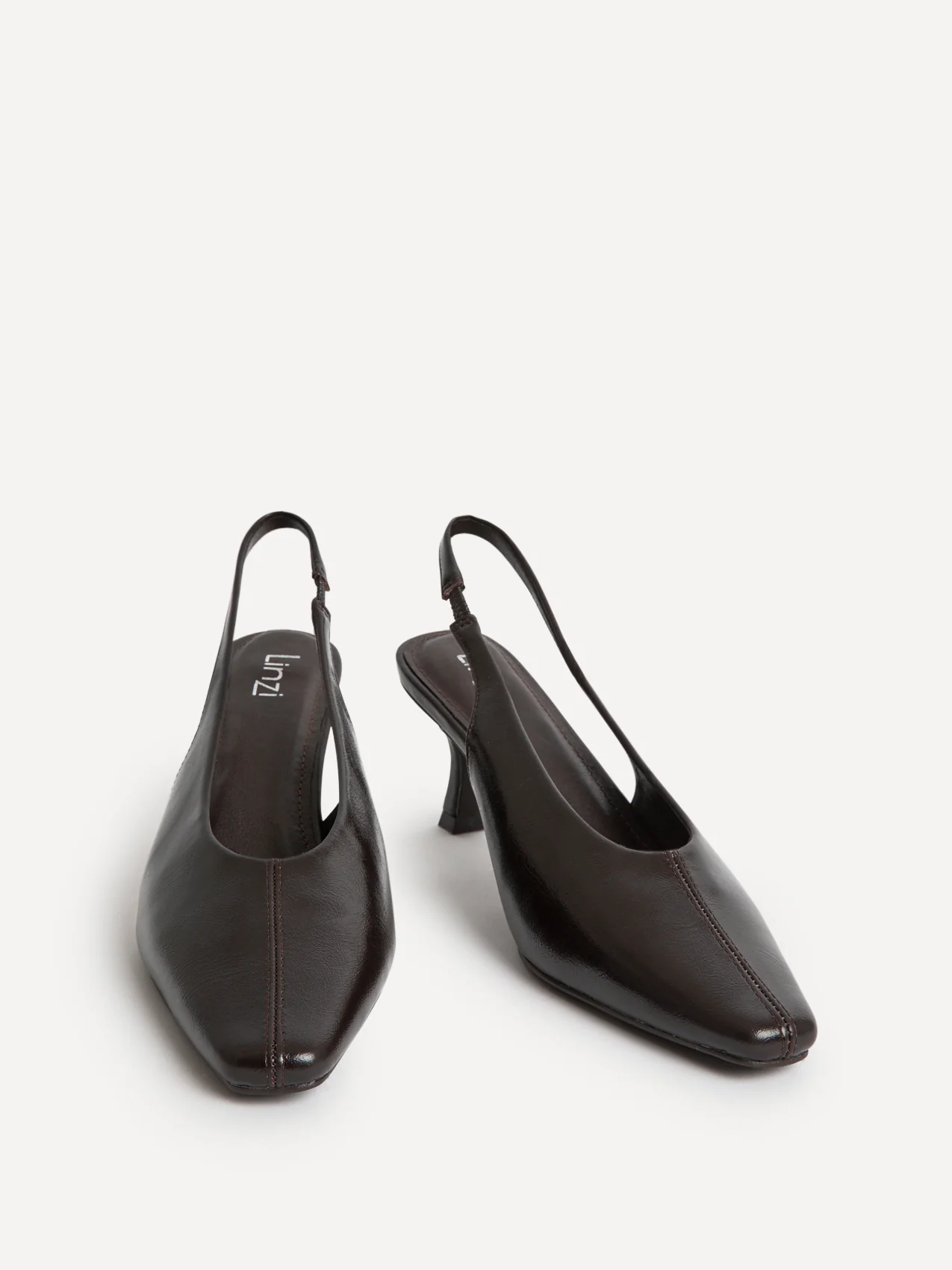 Method Brown Square Toe Court Heels - Image 3