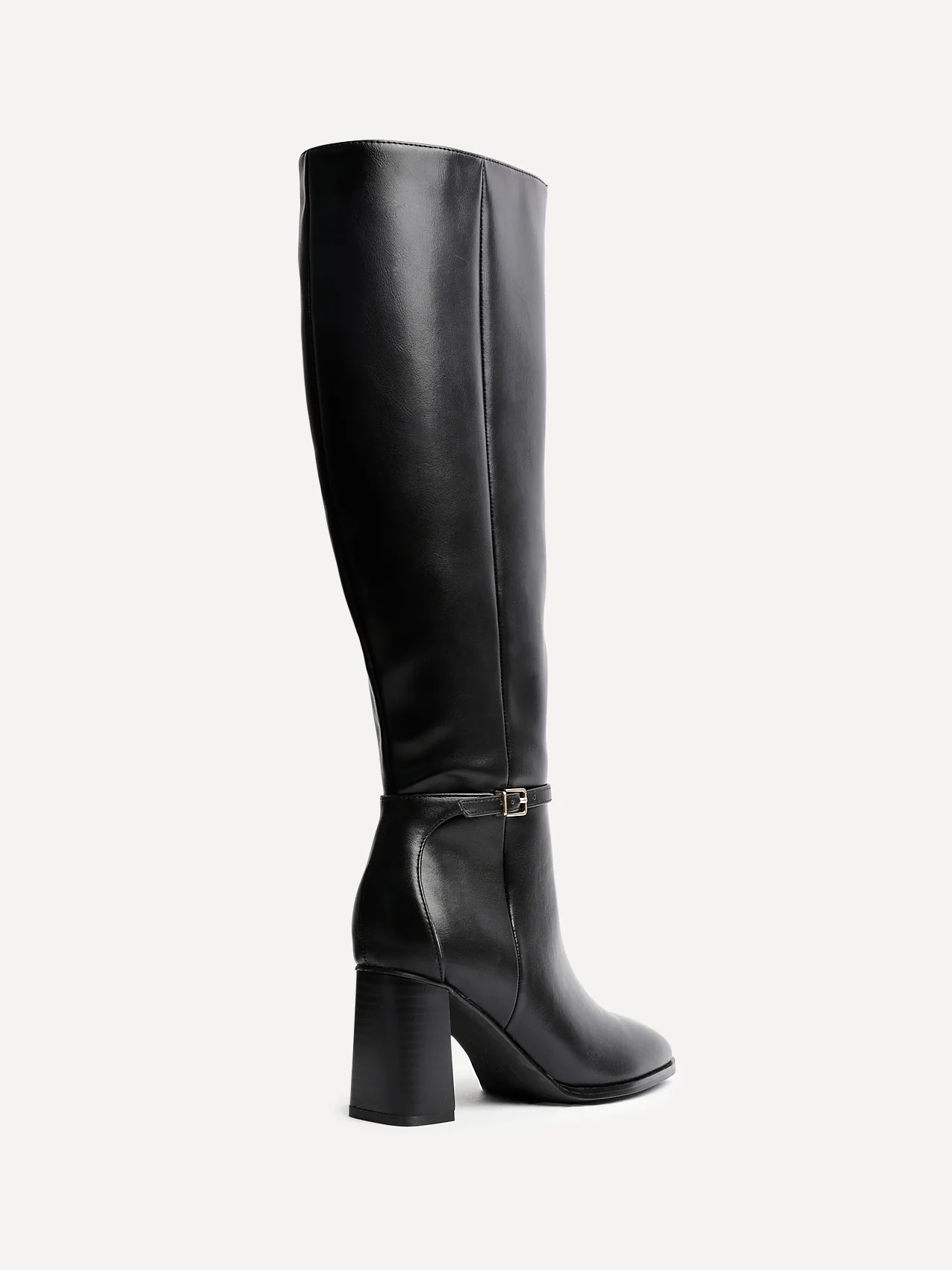 Midtown Black Long Heeled Boots - Image 4