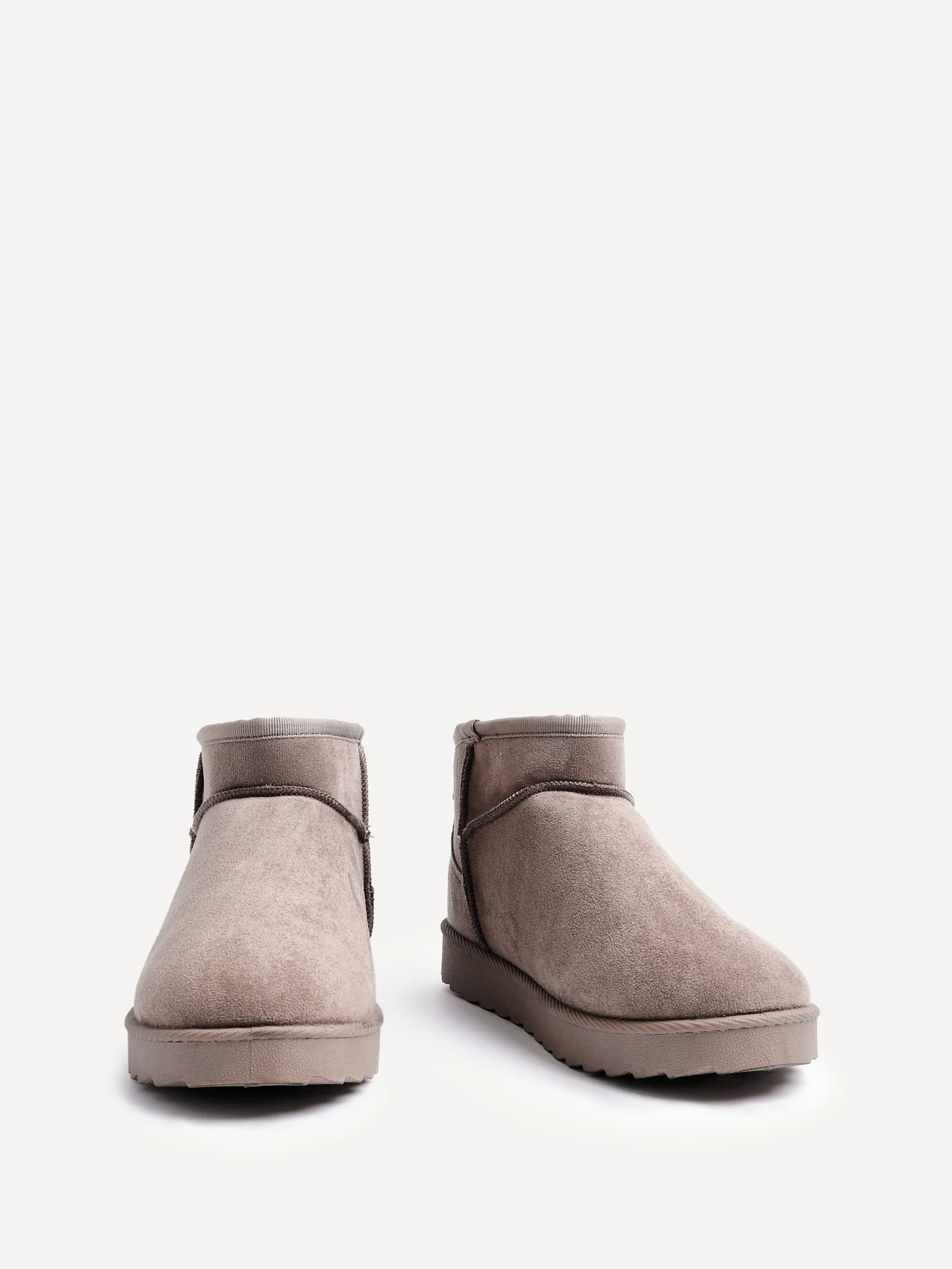Ultra Mini Addy Mocha Fur Ankle Boots - Image 3