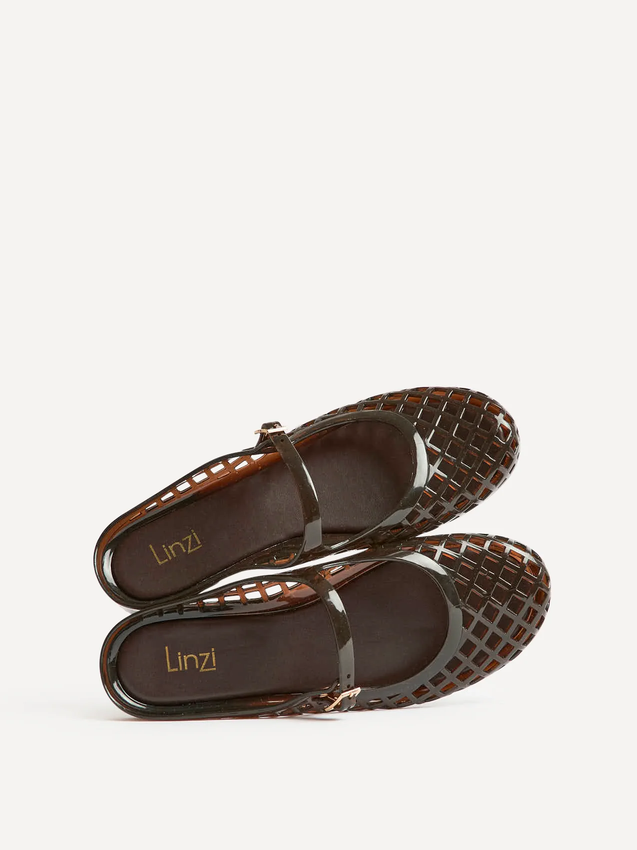 Mirage Brown Jelly Slip On Sandals - Image 5