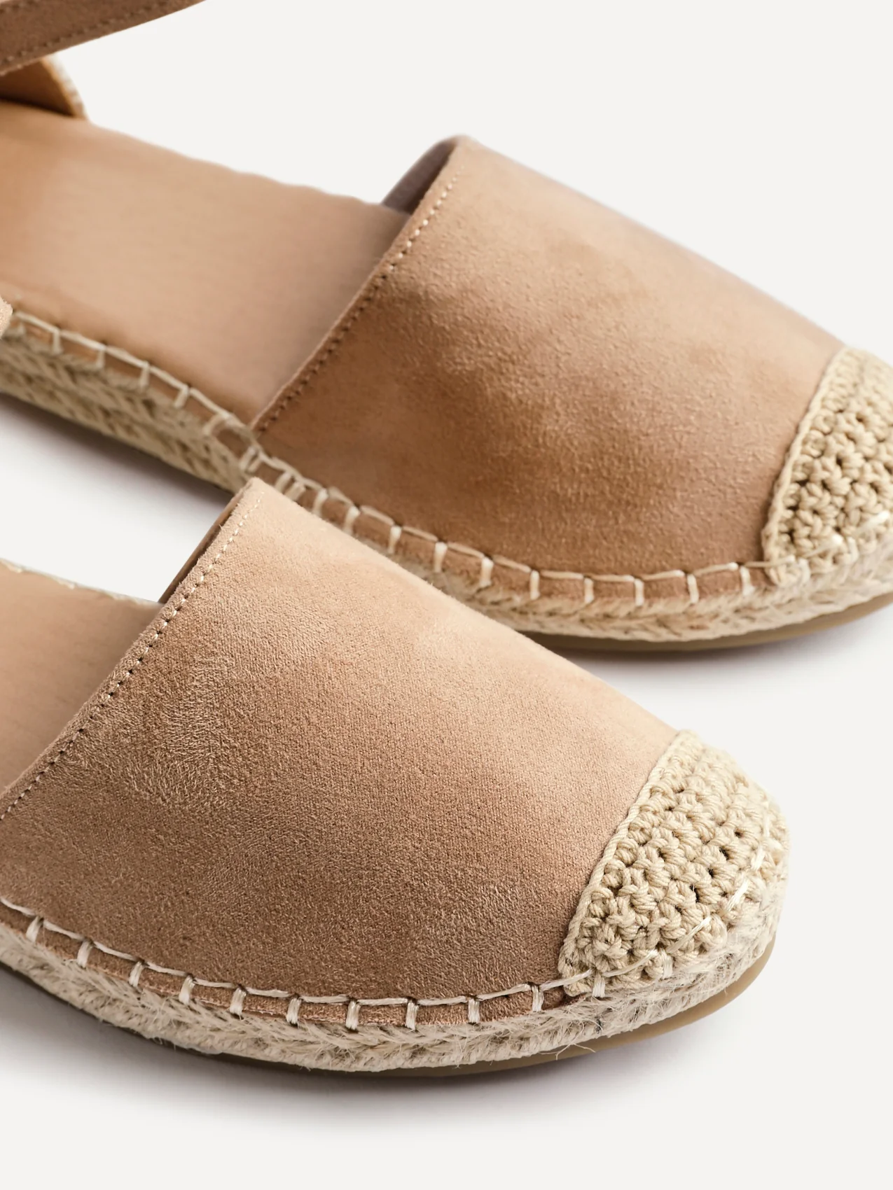 Neroli Taupe Closed Toe Espadrille Sandals - Image 5
