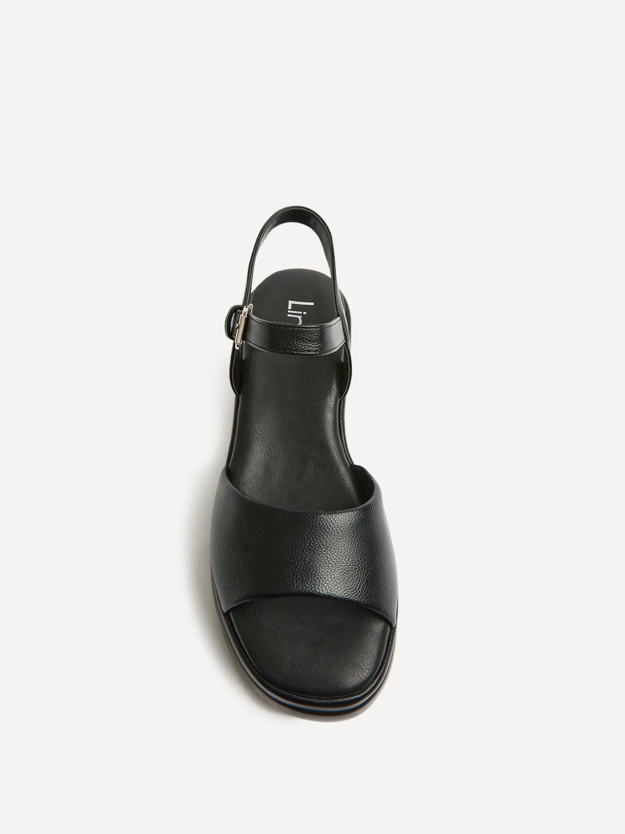 Nyla Black Platform Cleated Sandals - Image 4