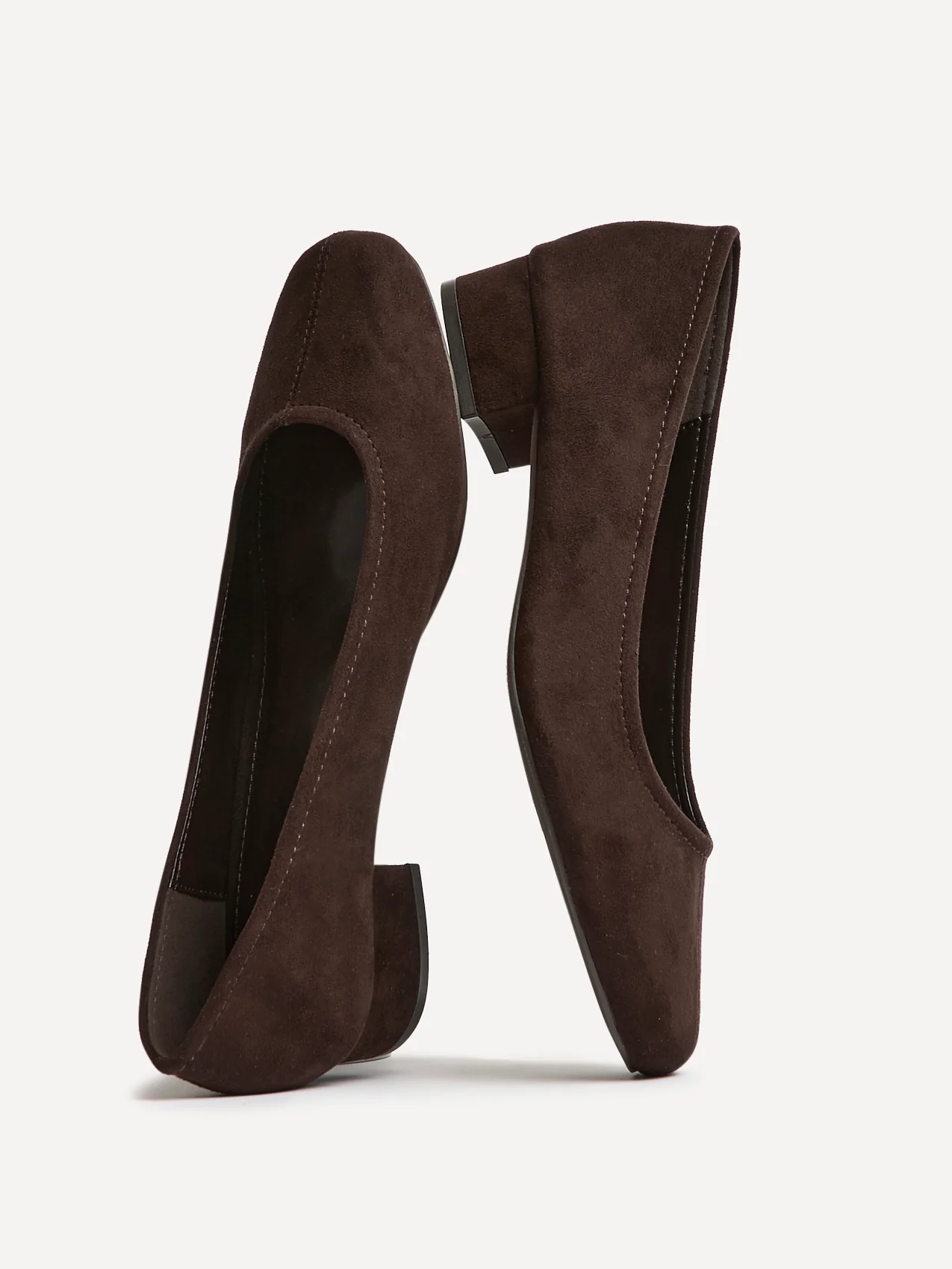 Origin Brown Low Block Court Heels - Image 5