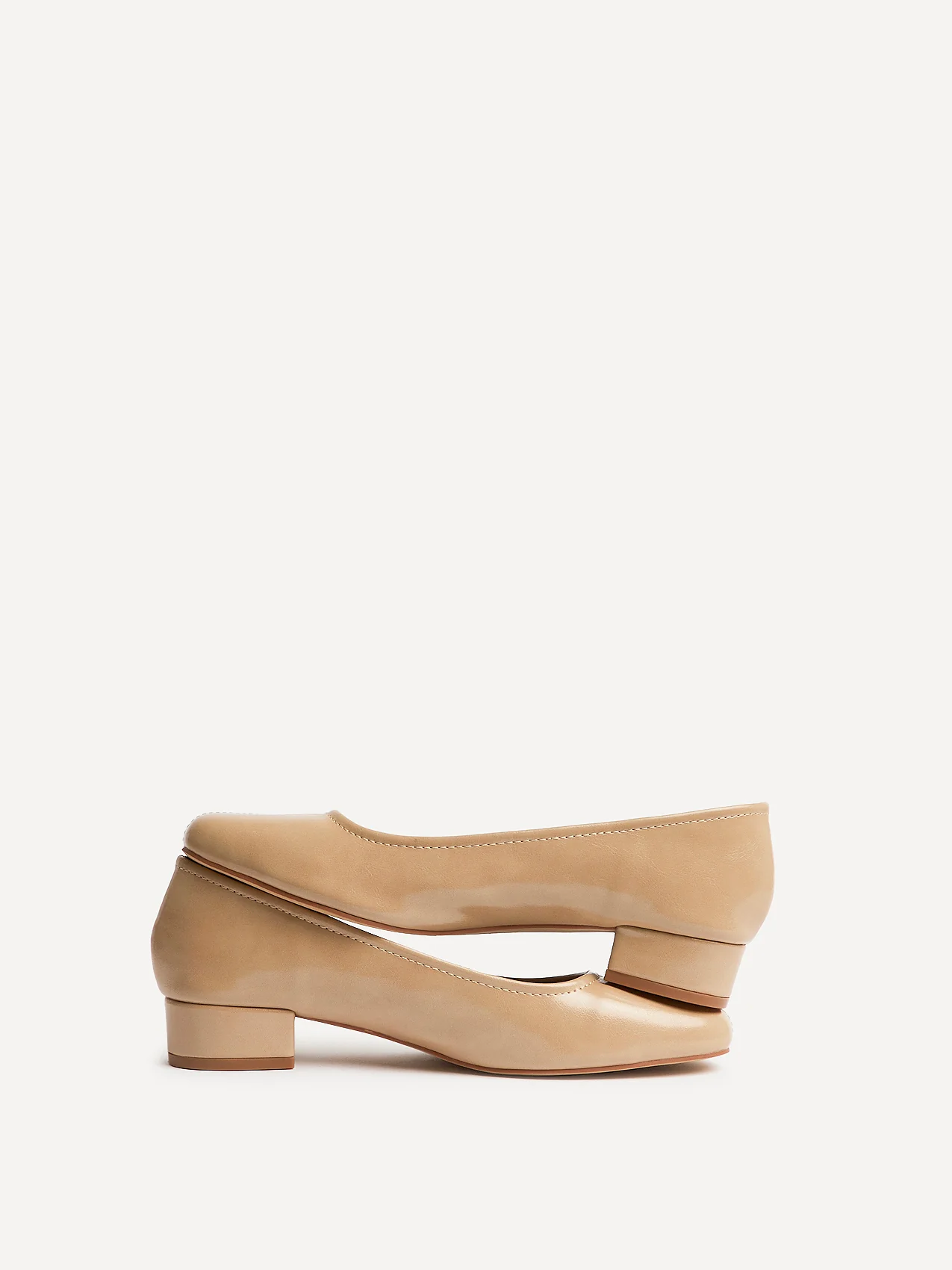 Origin Nude Low Block Court Heels - Image 5