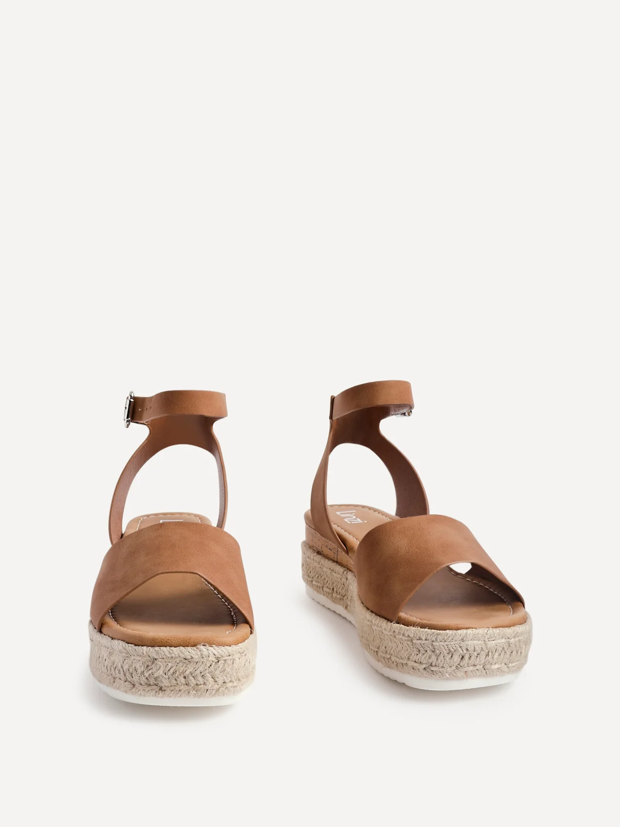 Paradise Tan Espadrille Flatform Sandals - Image 3