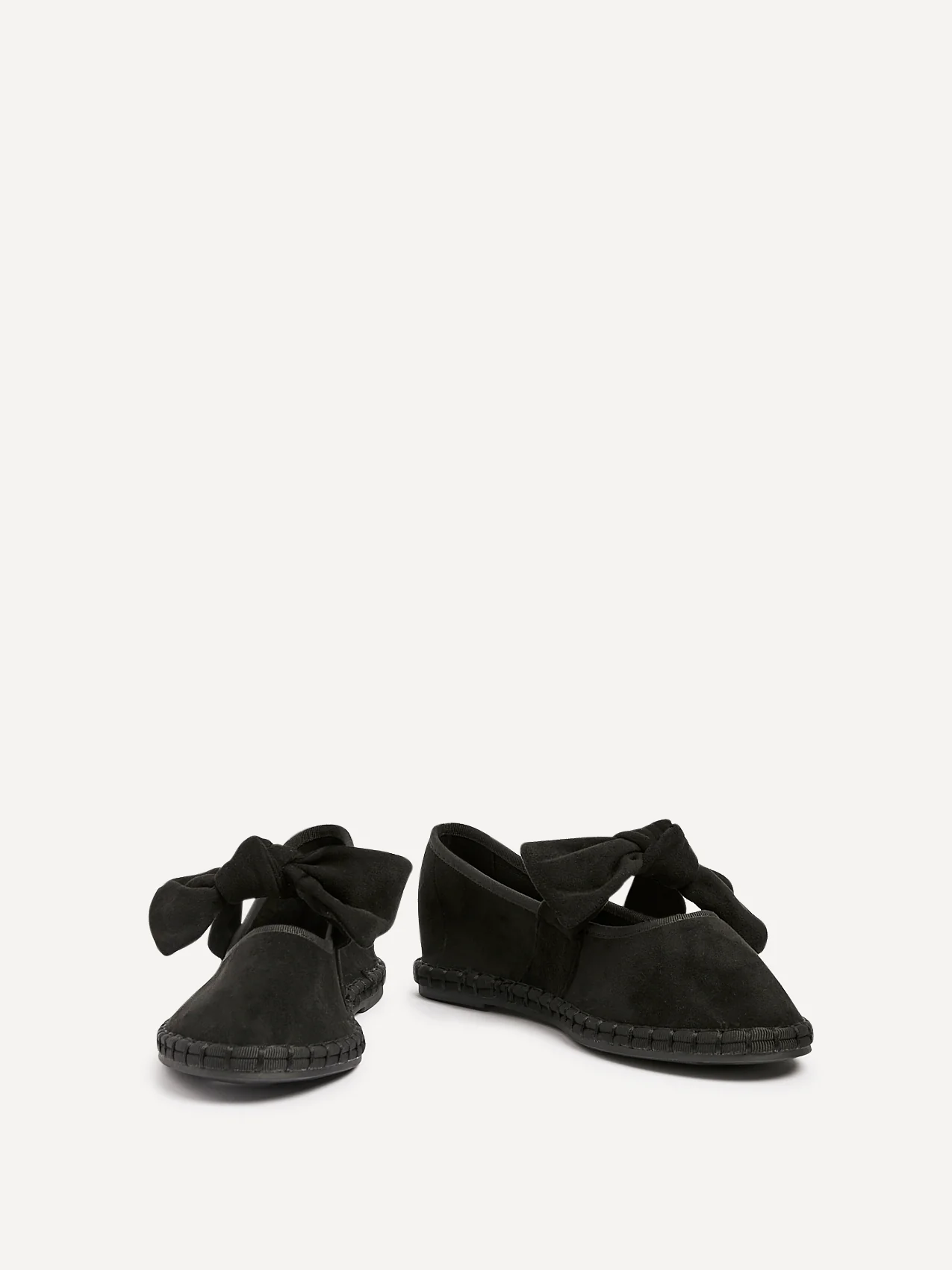 Pout Black Faux Suede Pumps - Image 3