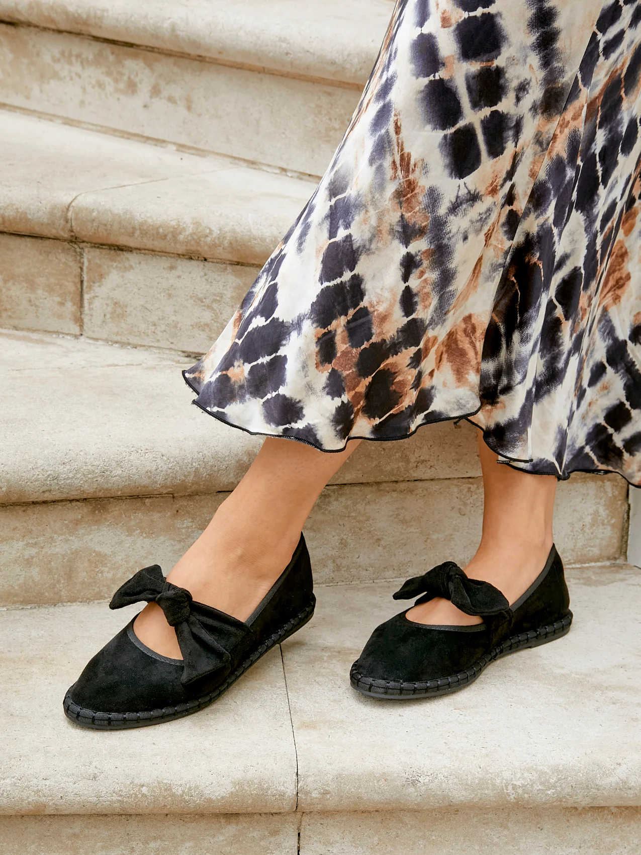 Pout Black Faux Suede Pumps - Image 7