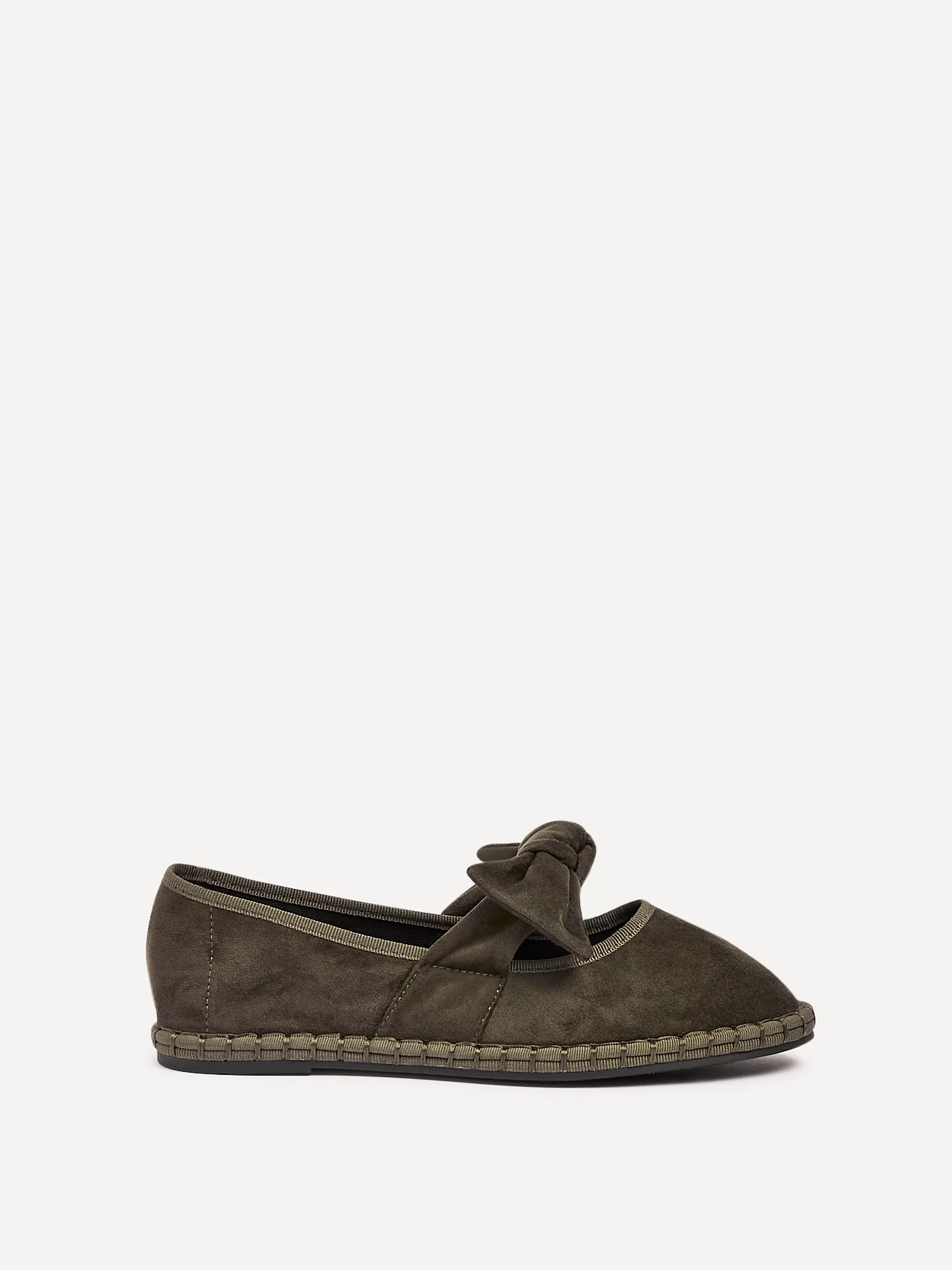 Pout Khaki Faux Suede Pumps - Image 2