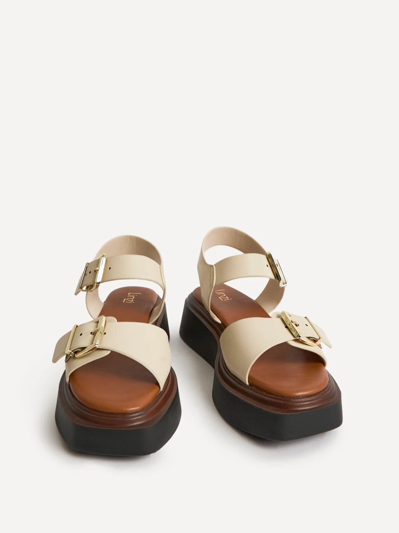 Preserve Nude Flatform Sandals - Image 3