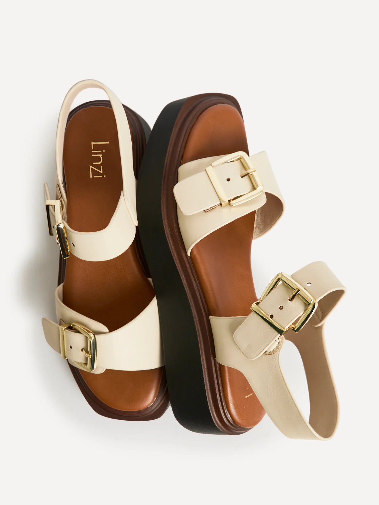 Preserve Nude Flatform Sandals - Image 5