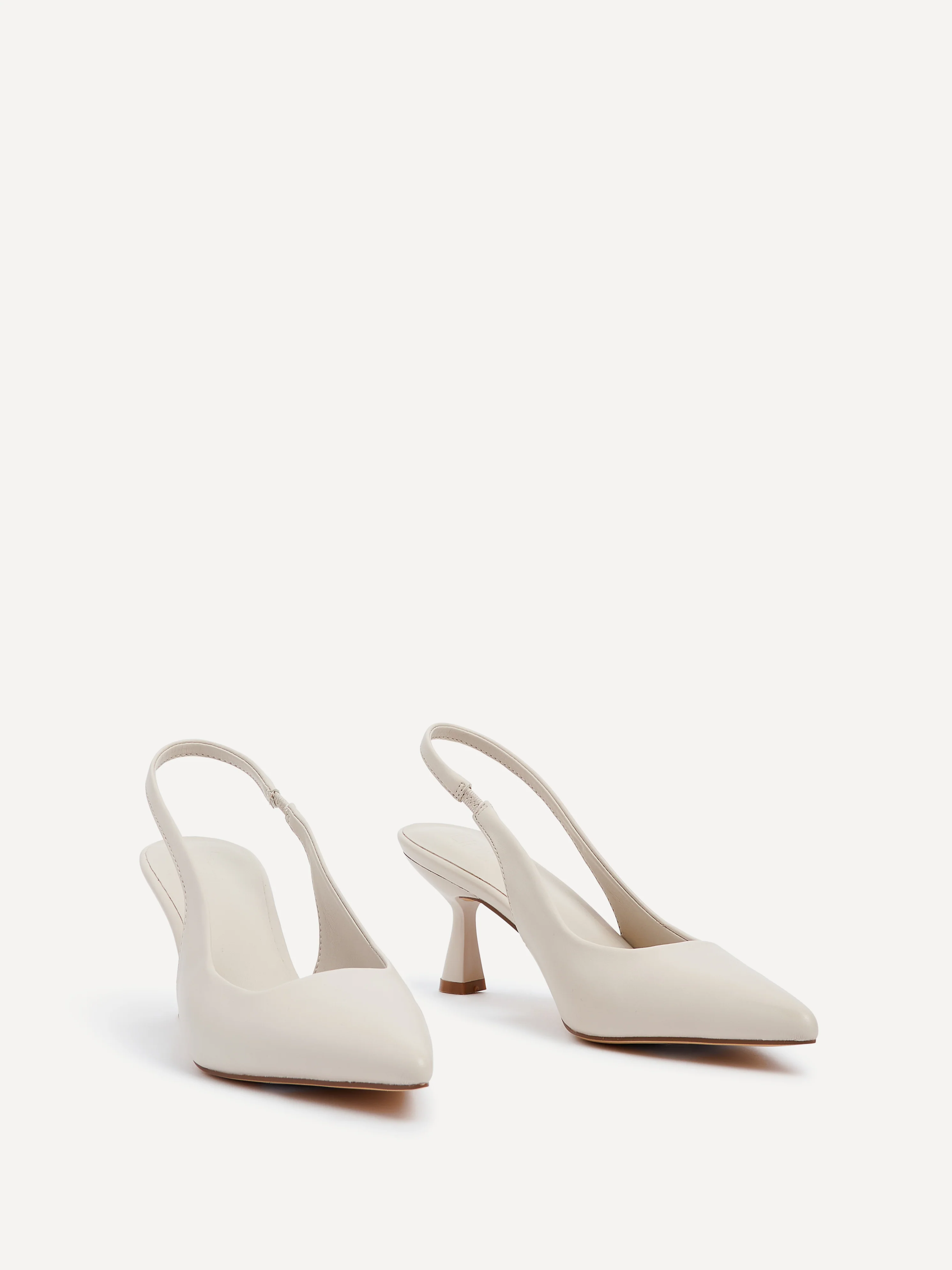 Presley Nude Faux Leather Court Heels - Image 3