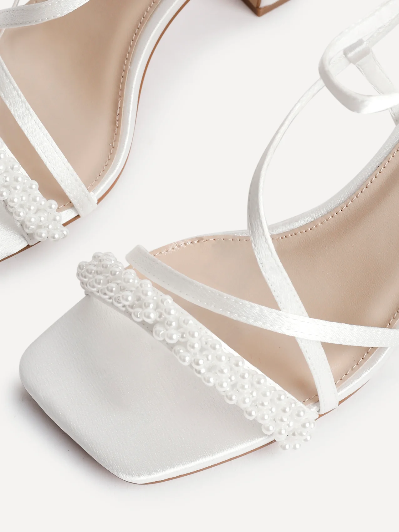Promise Wide Fit Bridal Strappy Heels - Image 4