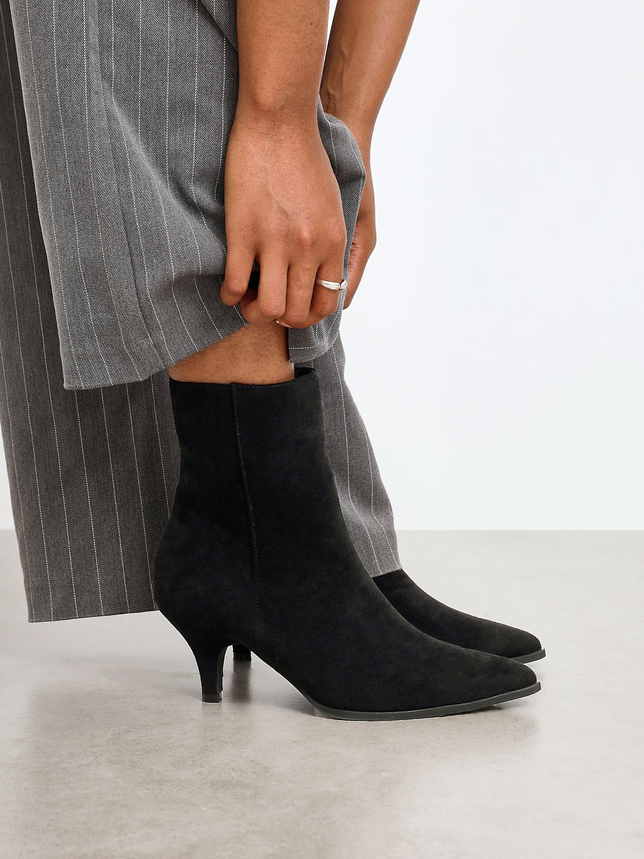 Pursuit Black Heeled Ankle Boots - Image 6