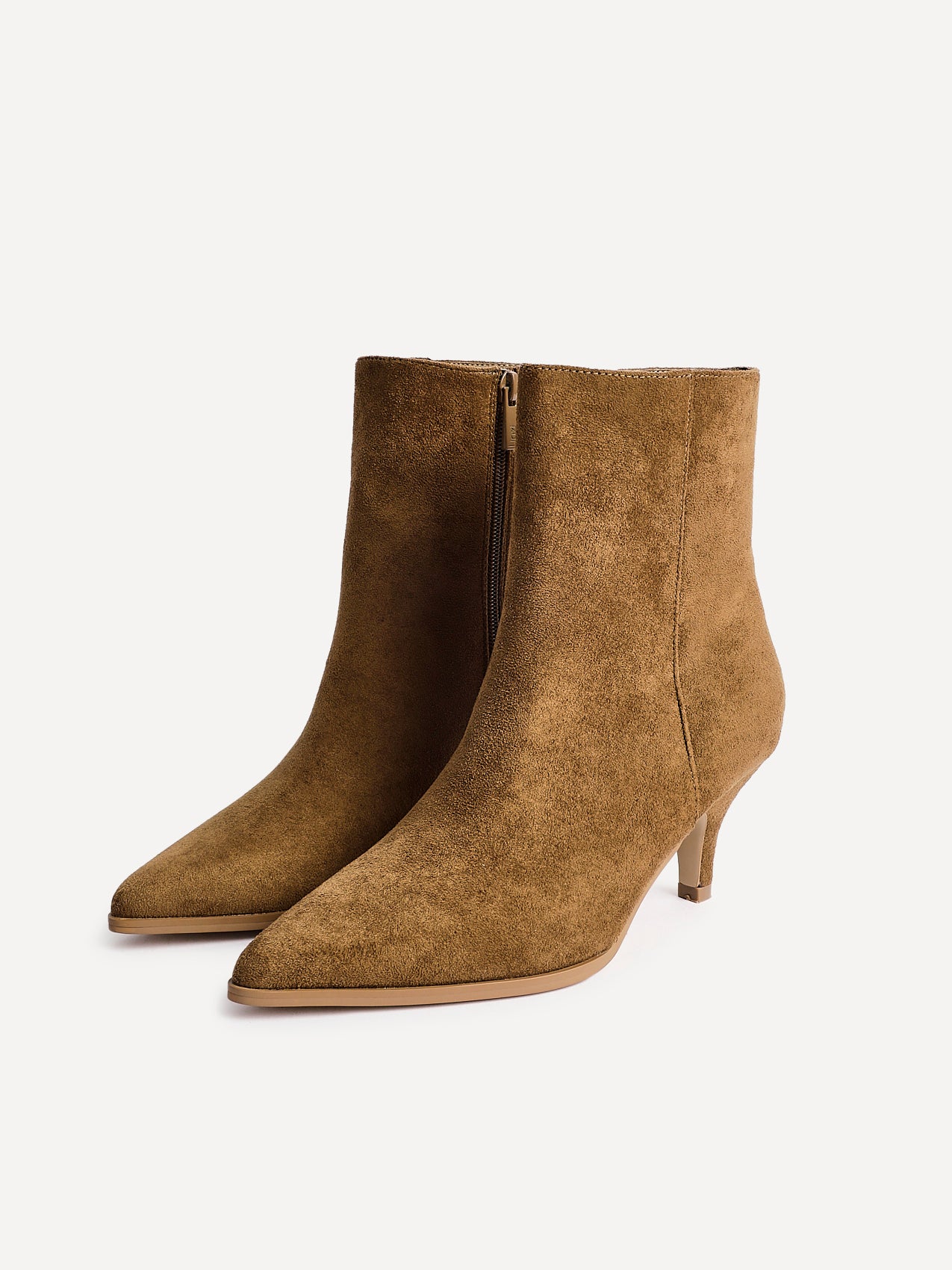 Pursuit Tan Heeled Ankle Boots - Image 5