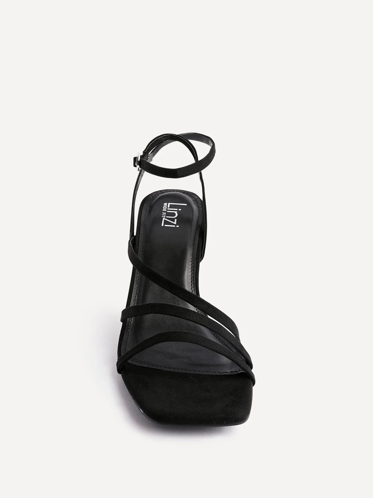 Reflect Wide Fit Black Strappy Heels - Image 4
