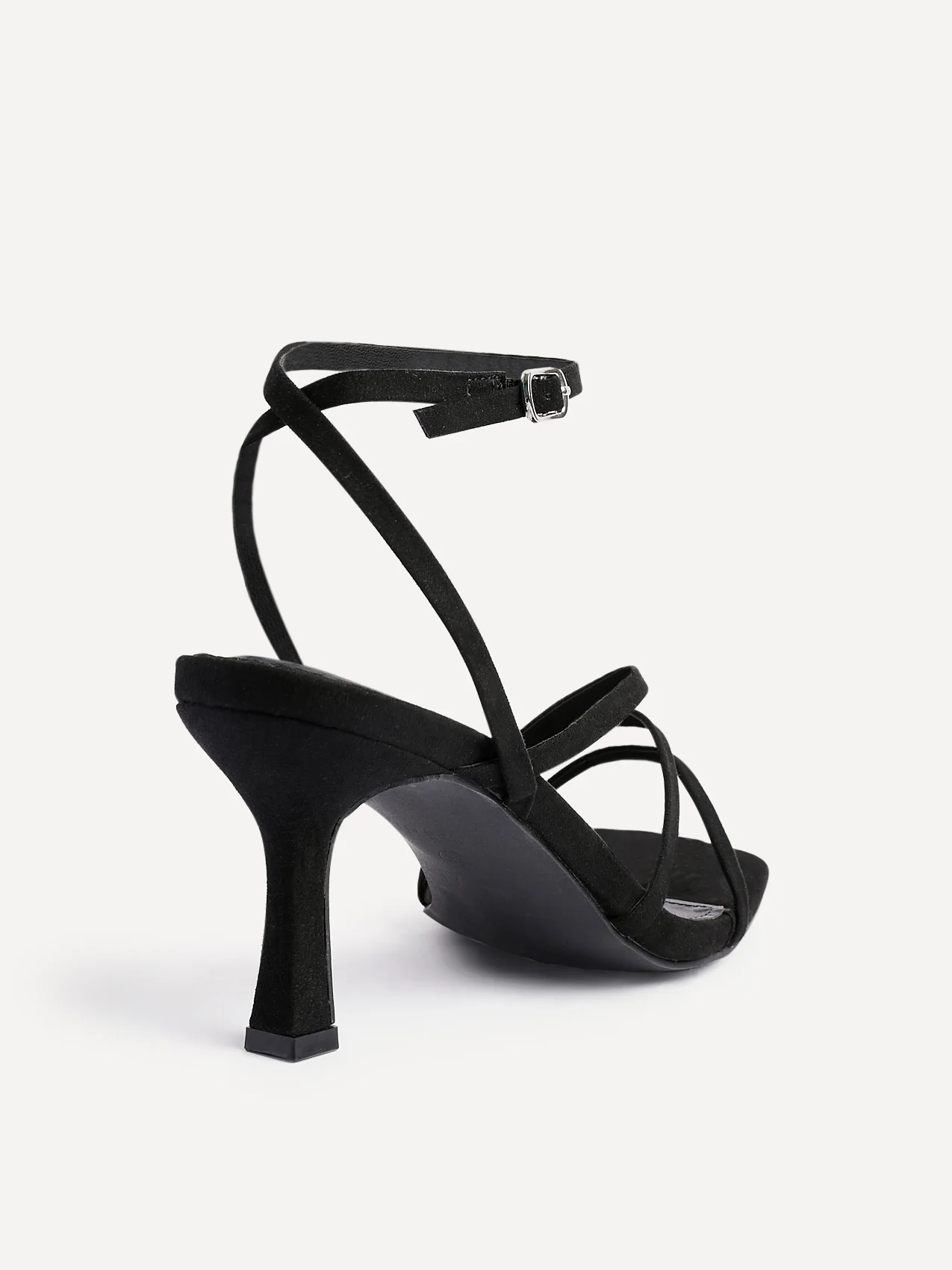 Reflect Wide Fit Black Strappy Heels - Image 5