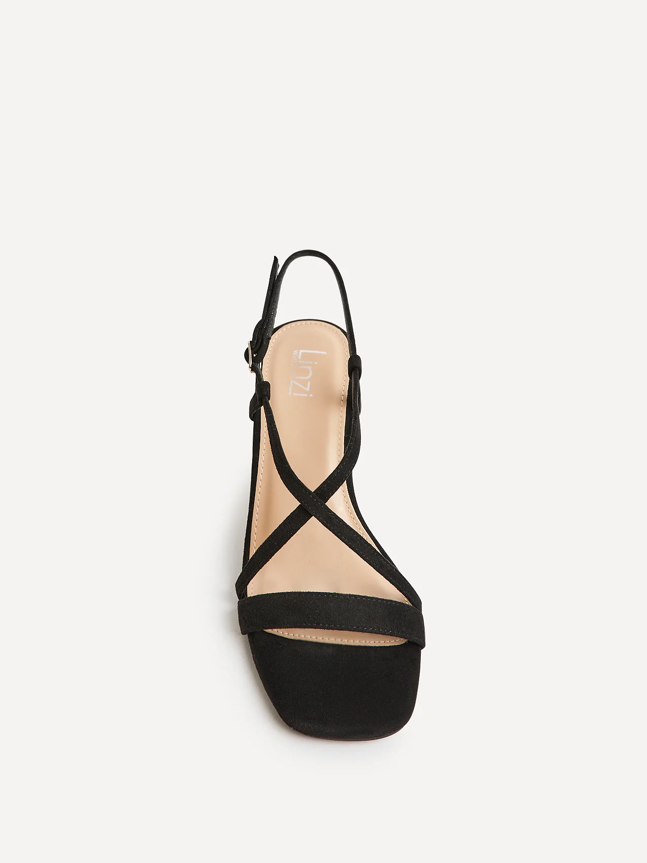 Remain Wide Fit Black Heeled Sandals - Image 4