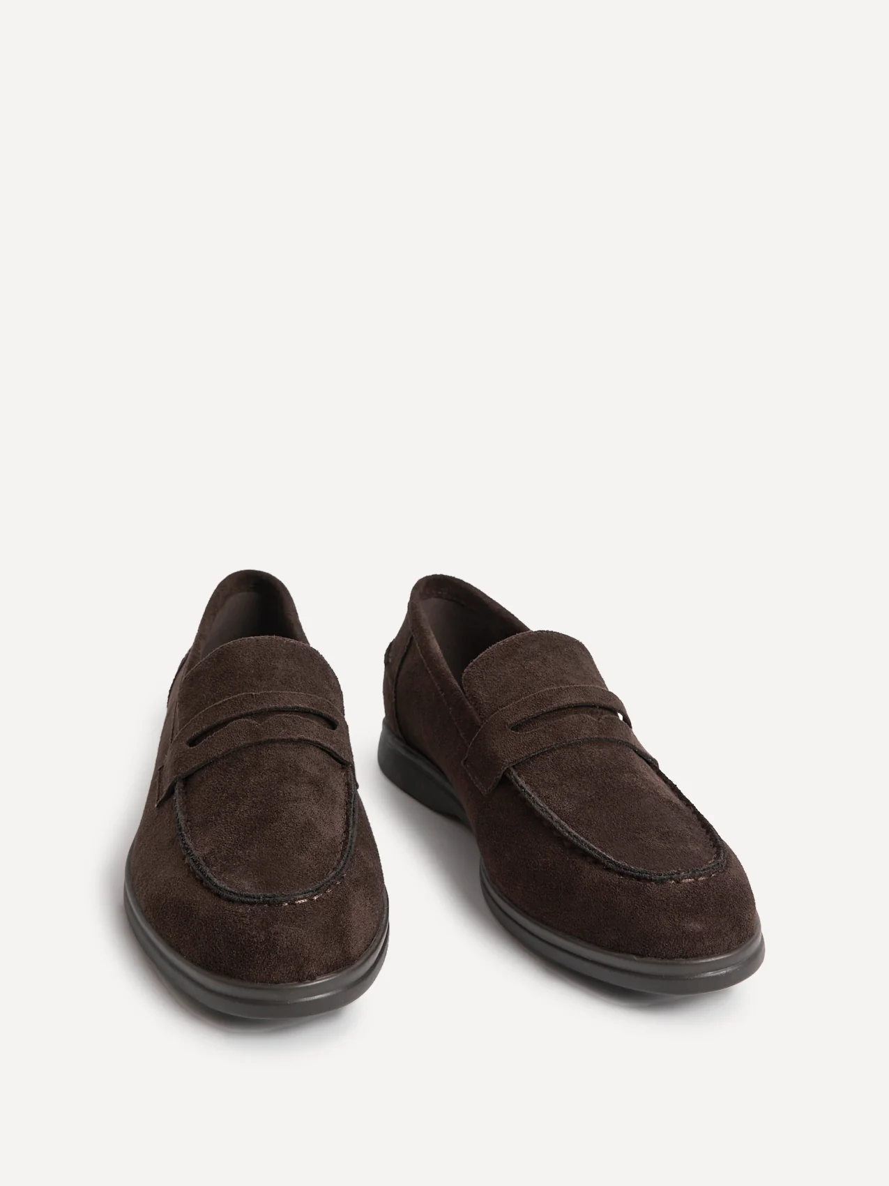 Review Brown Faux Suede Classic Loafer - Image 3