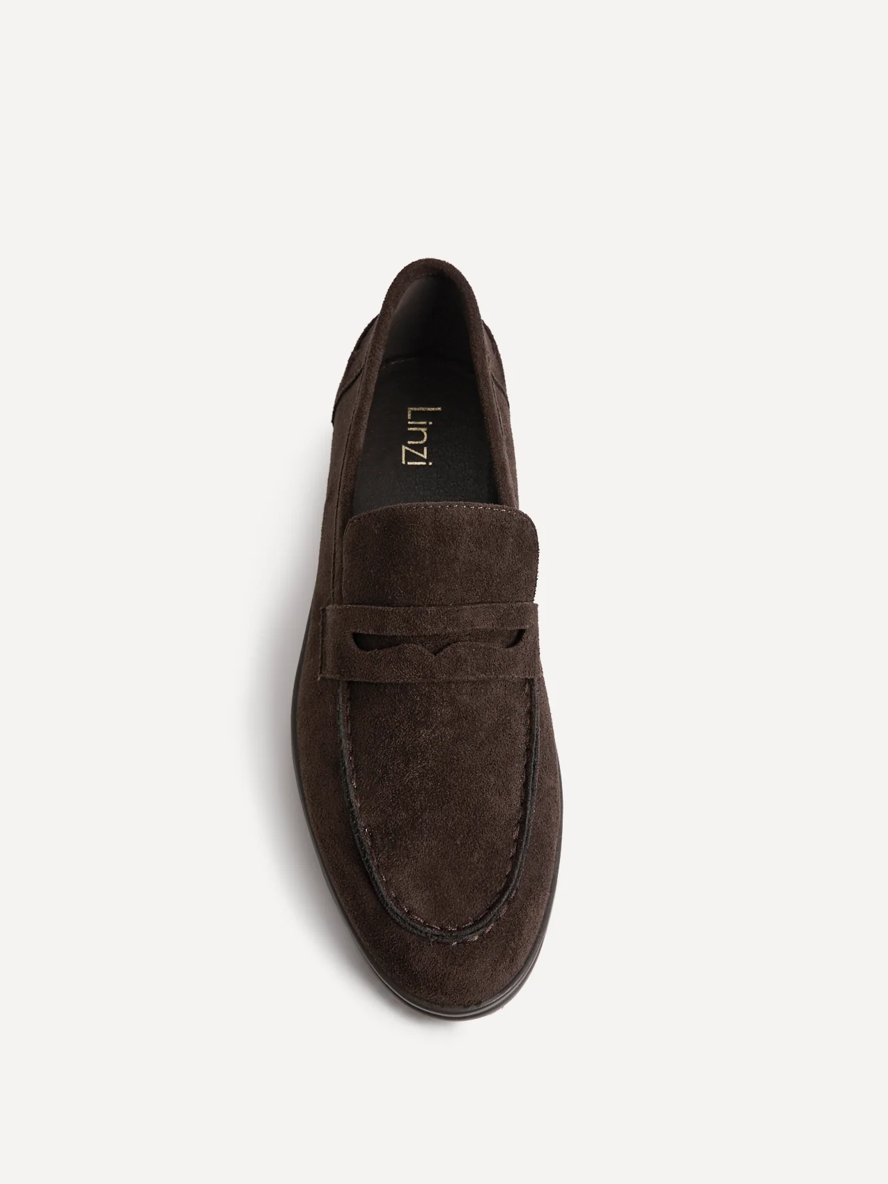 Review Brown Faux Suede Classic Loafer - Image 4