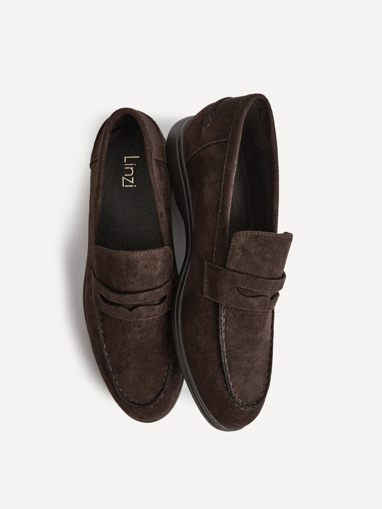 Review Brown Faux Suede Classic Loafer - Image 5