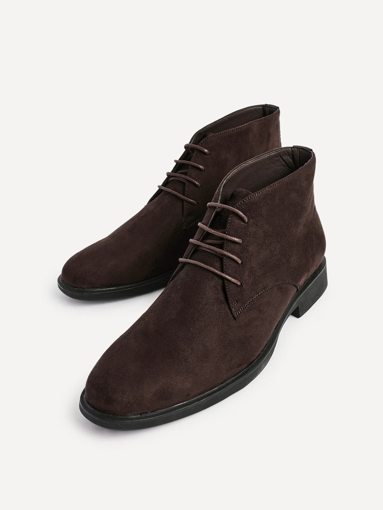Ricardo Mens Brown Faux Suede Chukka Boots - Image 5