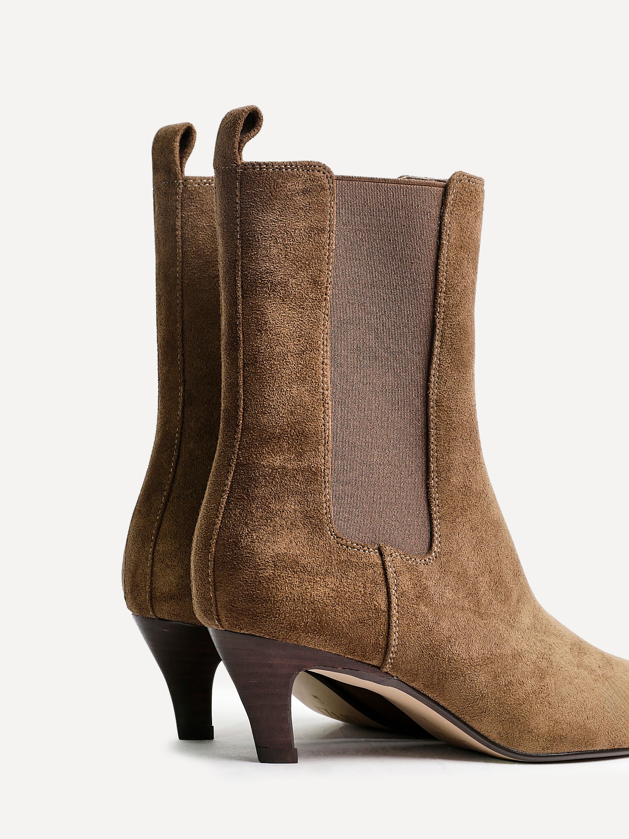 Ritual Sand Kitten Heel Chelsea Boots - Image 4