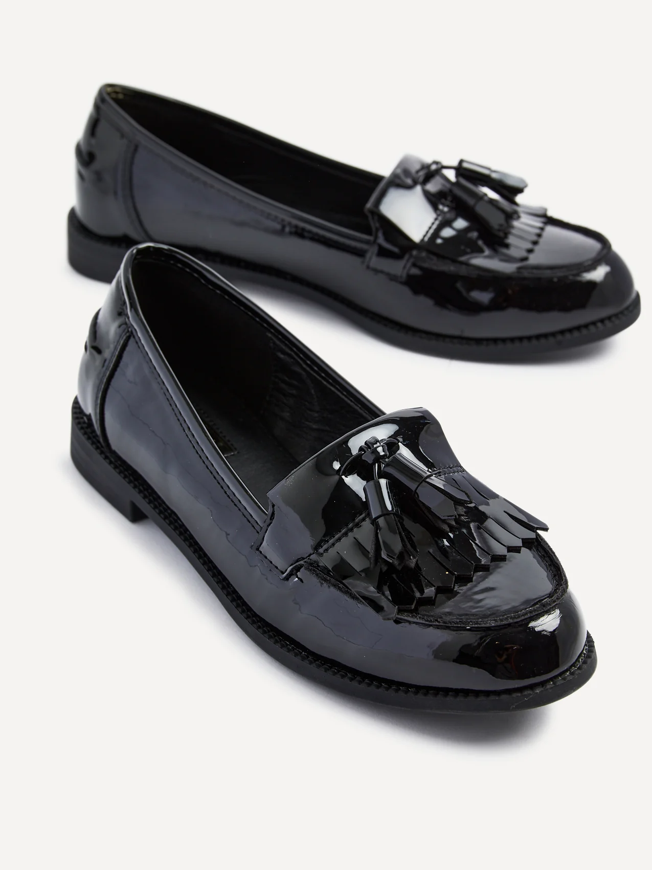 Rosemary Black Patent Loafers - Image 4