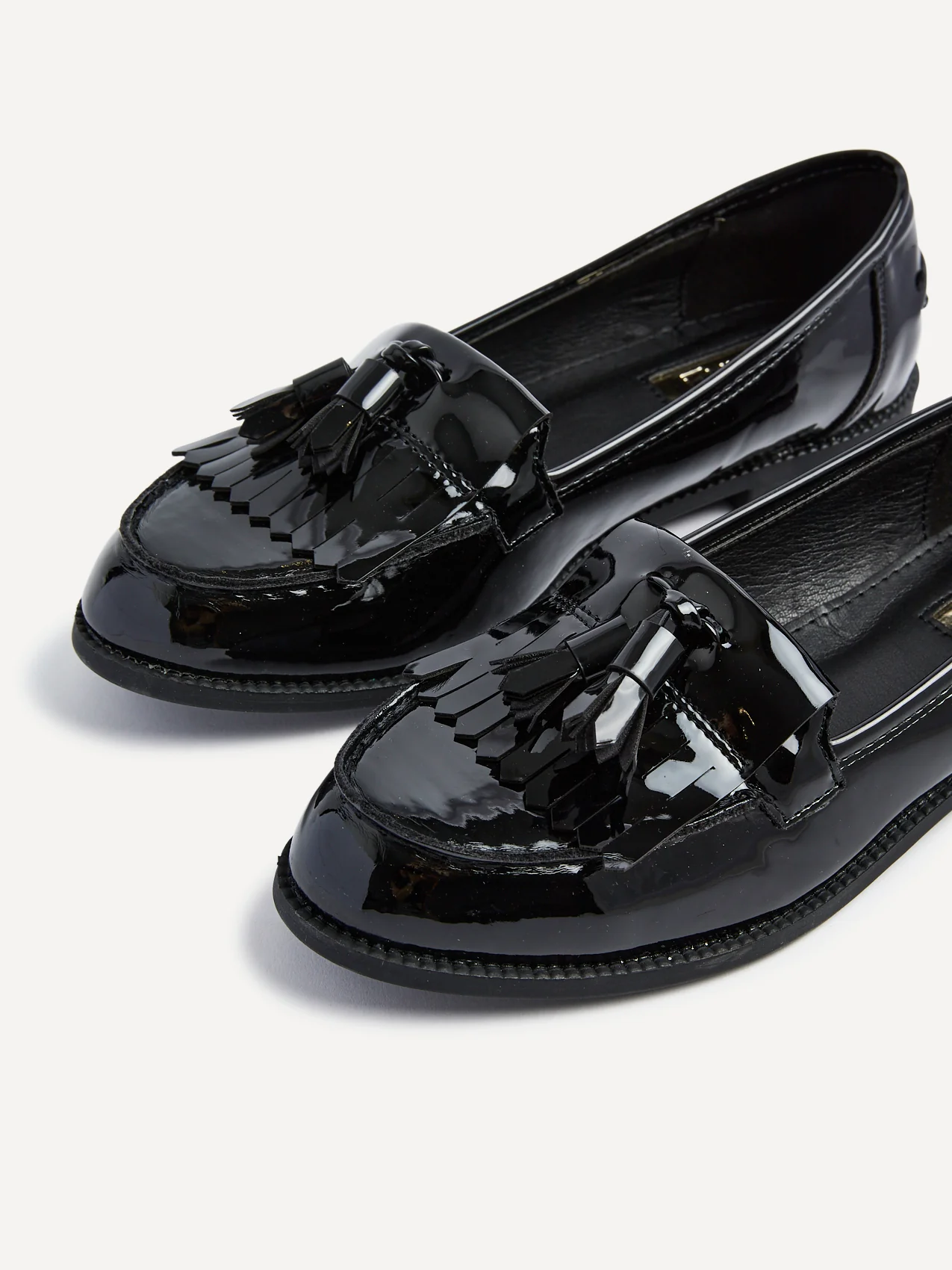 Rosemary Black Patent Loafers - Image 5