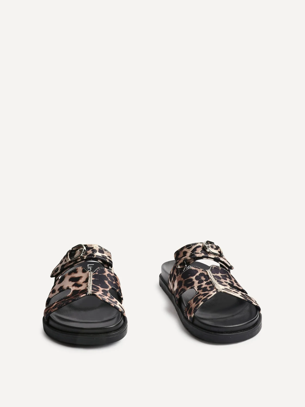 Rowan Leopard Print Link Sandals - Image 3