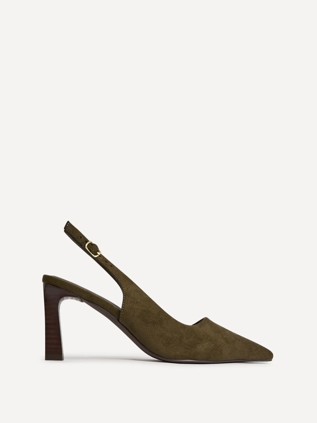 Saint Khaki Slingback Court Heels - Image 2