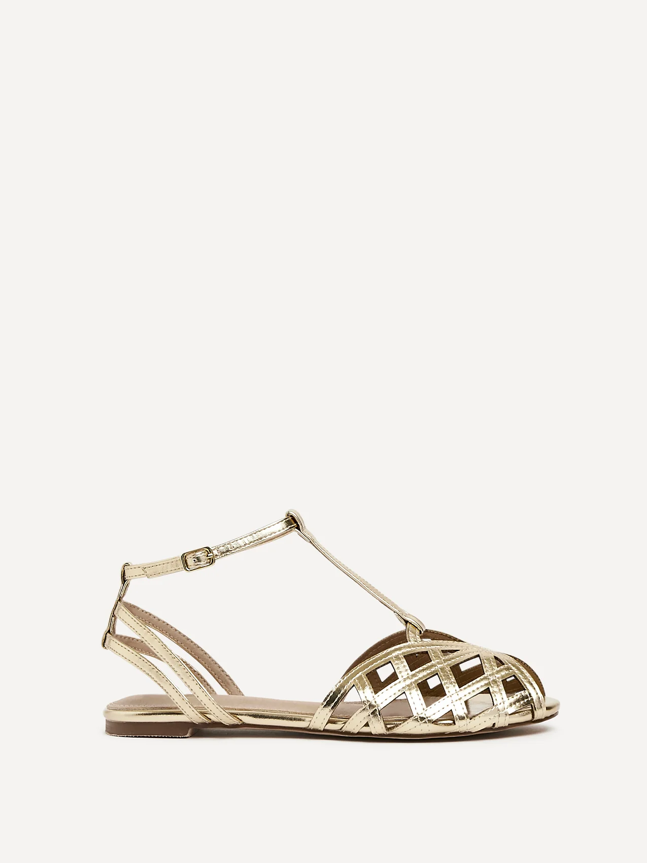 Santi Gold Caged Flat Sandals - Image 2