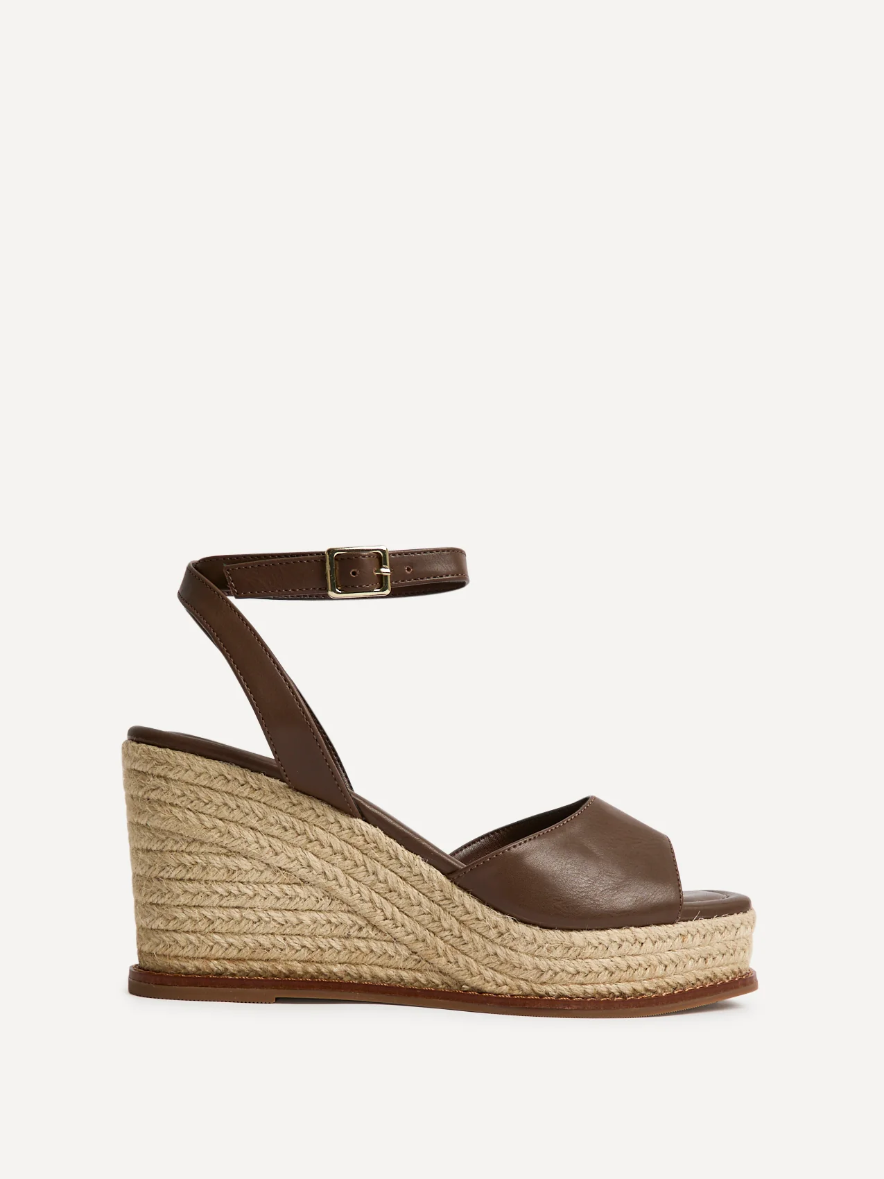 Scene Brown Wedge Sandals - Image 2
