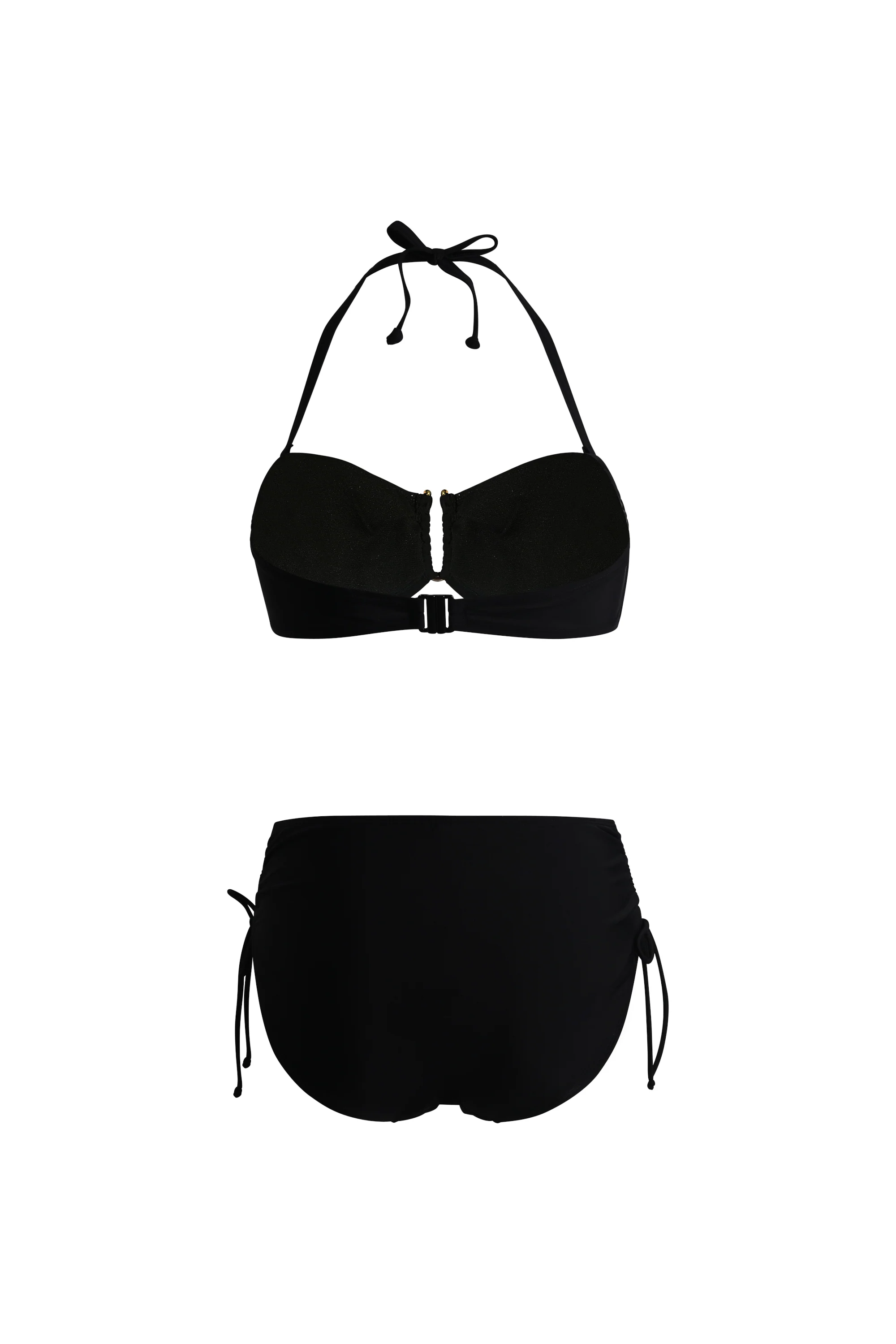 Sienna Black Bandeau Bikini - Image 3