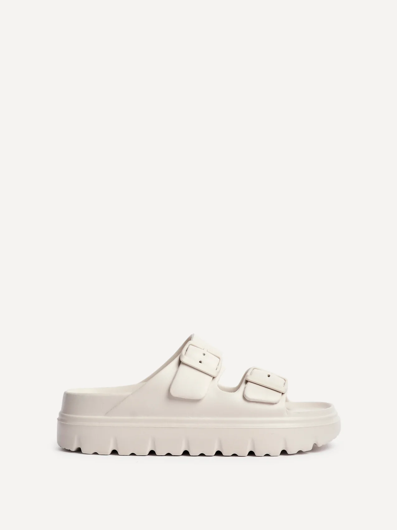 Sirocco Nude Platform Slider Sandals - Image 2