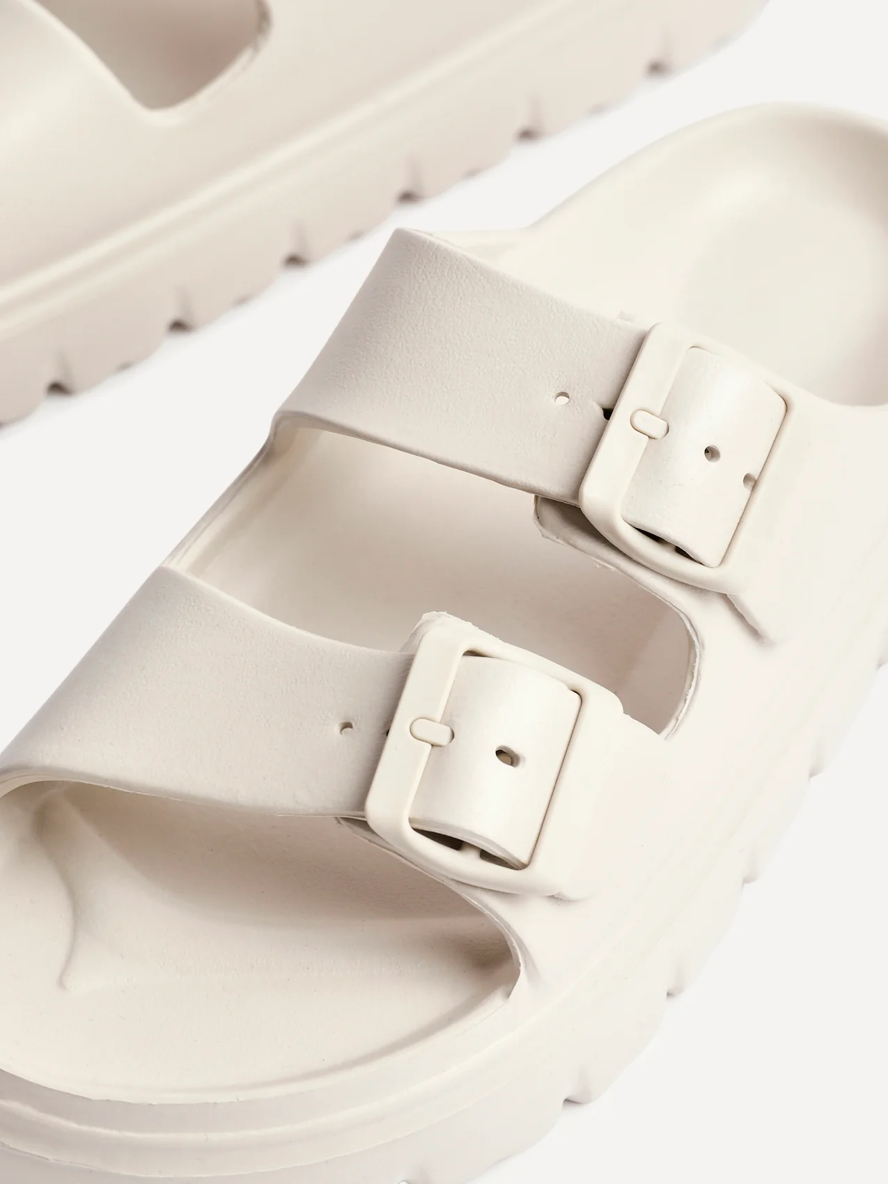 Sirocco Nude Platform Slider Sandals - Image 5