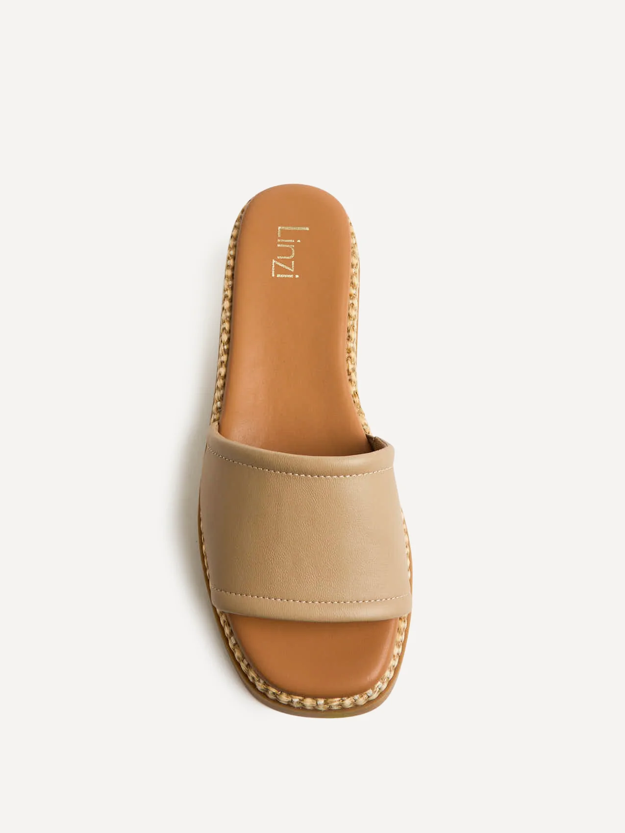 Stay Taupe Flatform Mule Sandals - Image 4