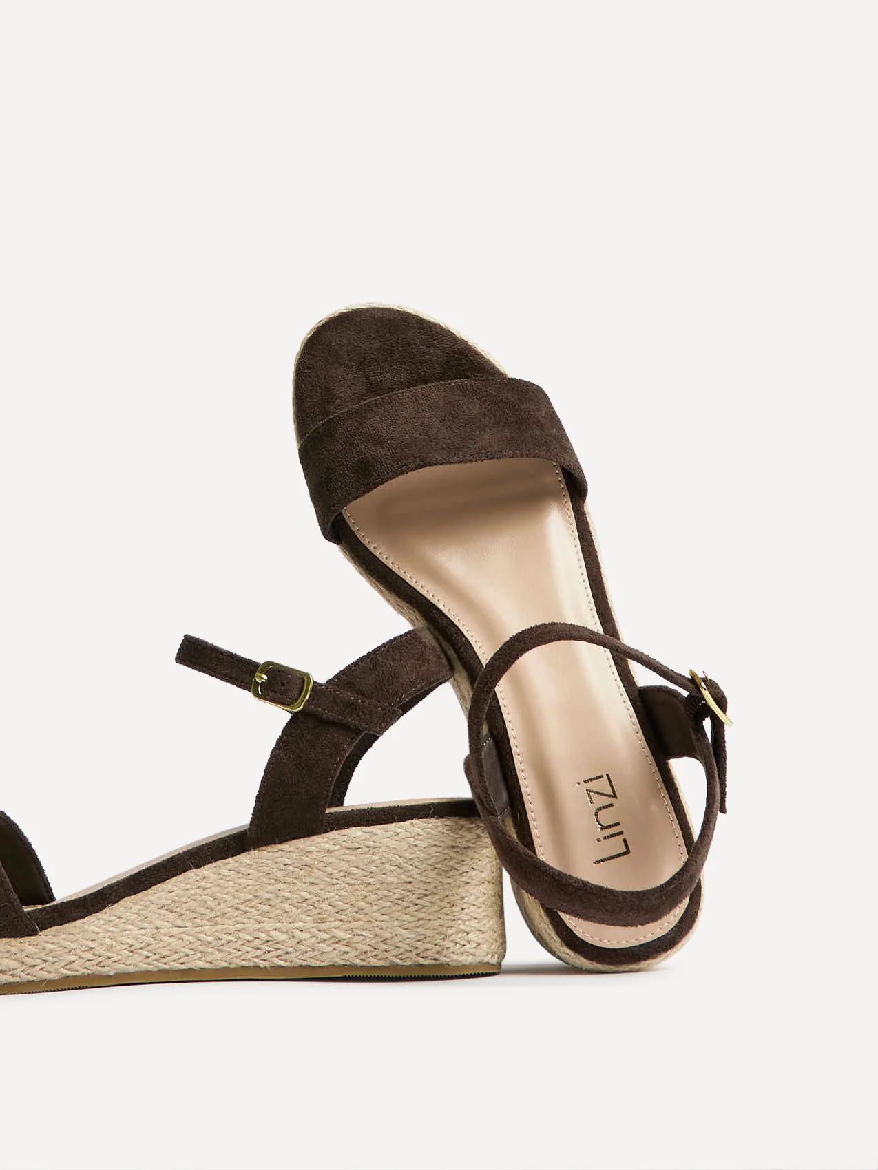 Sunrise Brown Espadrille Flatform Sandals - Image 5