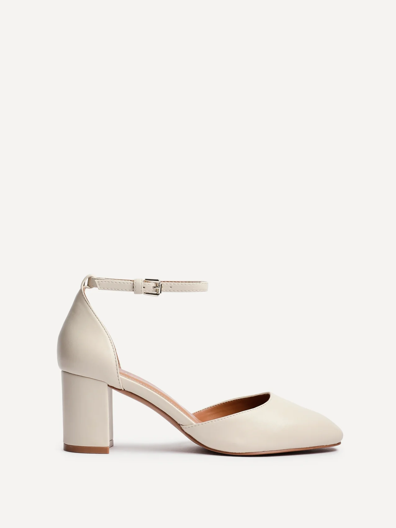 Sydney Nude Square Toe Court Heels - Image 2