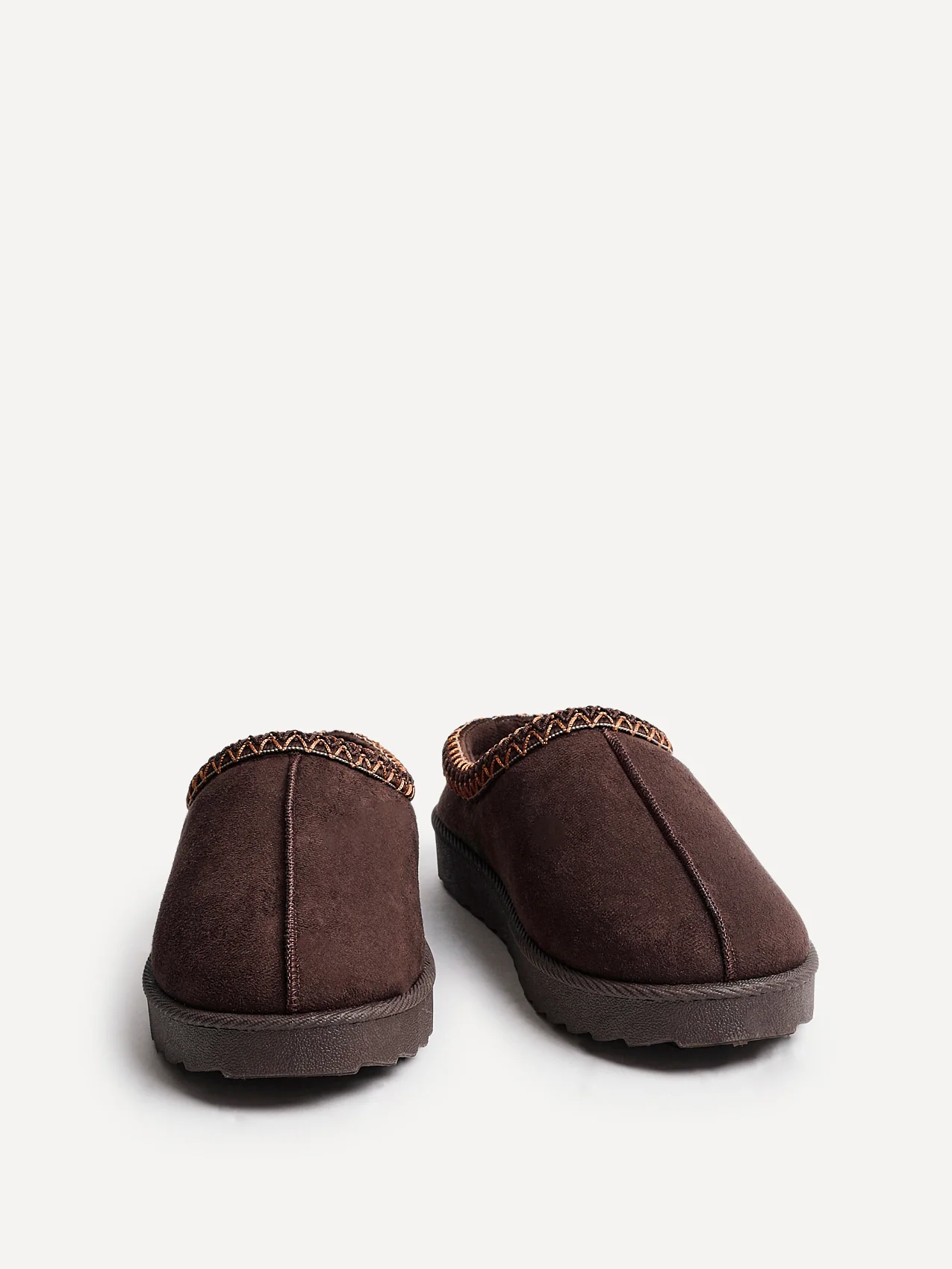 Tammy Brown Faux Suede Slippers - Image 3