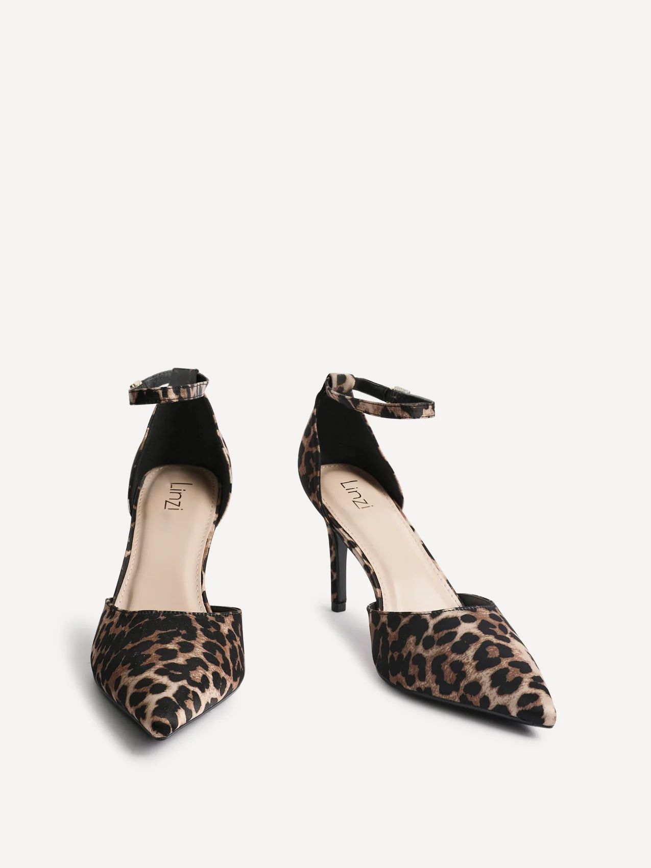 Thea Leopard Print Stiletto Court Heels - Image 3