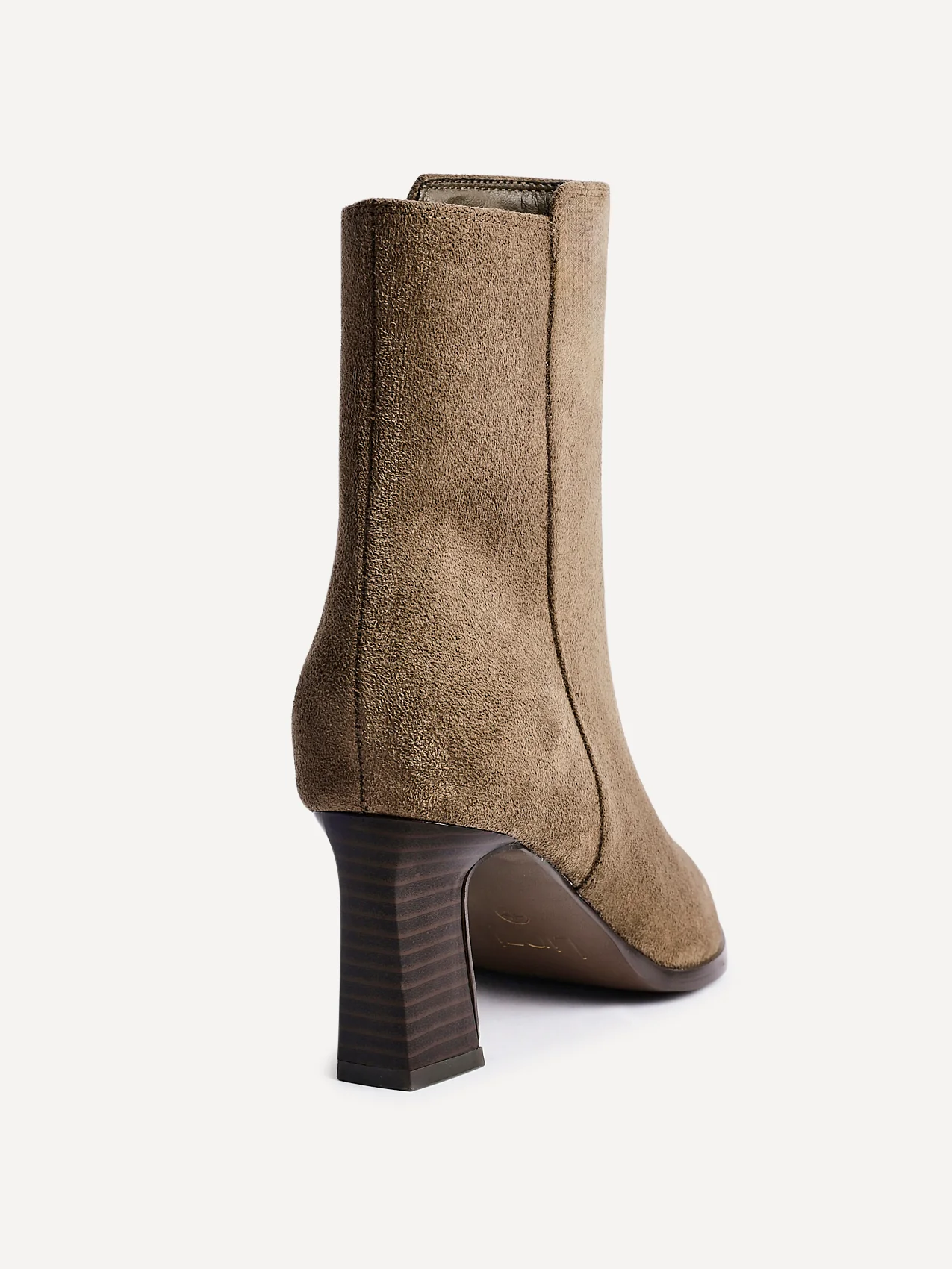 Thorn Brown Block Heeled Ankle Boots - Image 4