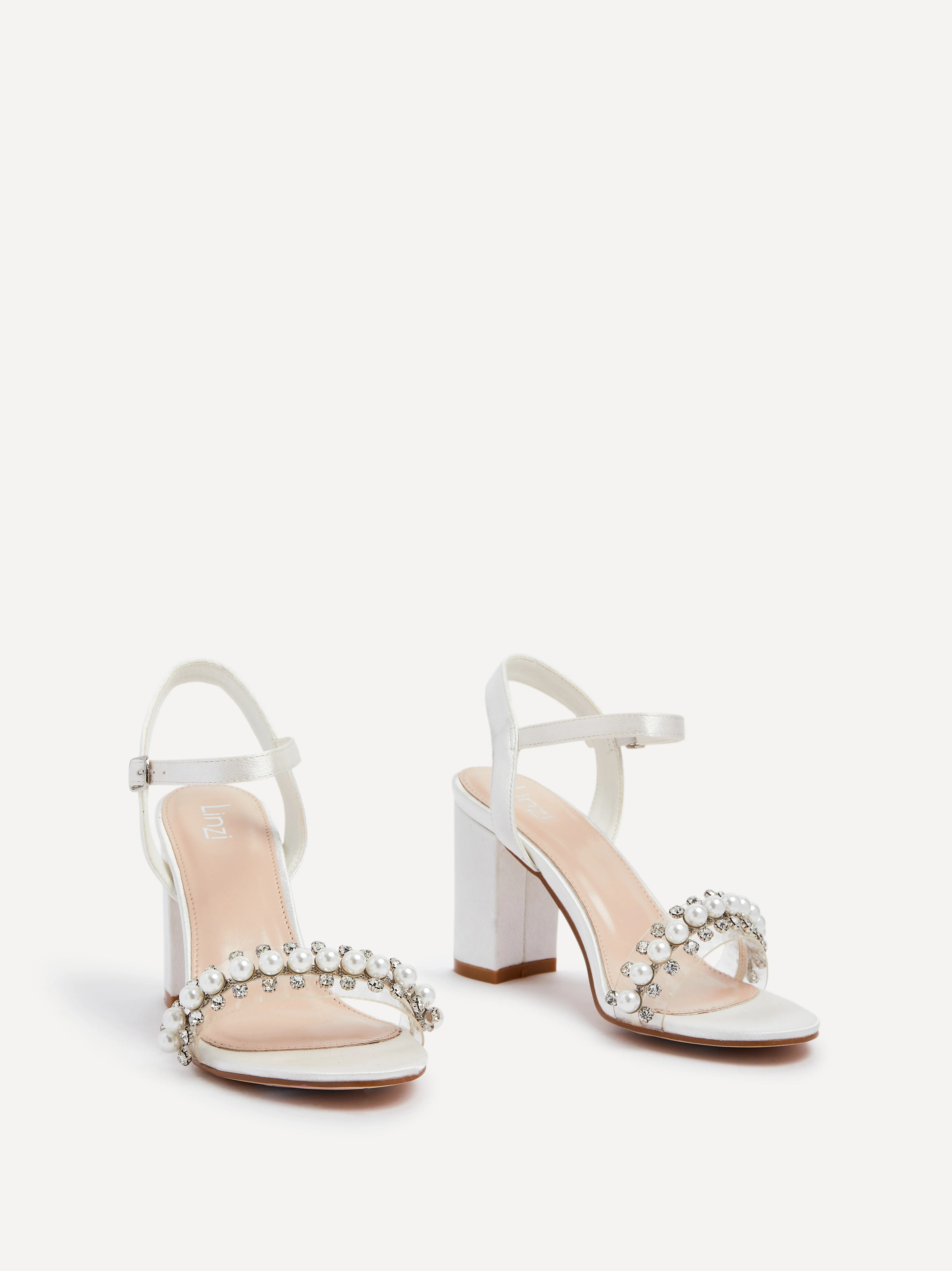 Tinsley Bridal Ivory Beaded Heels - Image 3