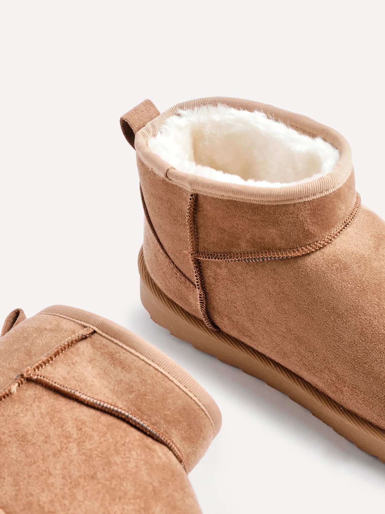 Ultra Mini Addy Chestnut Fur Ankle Boots - Image 4